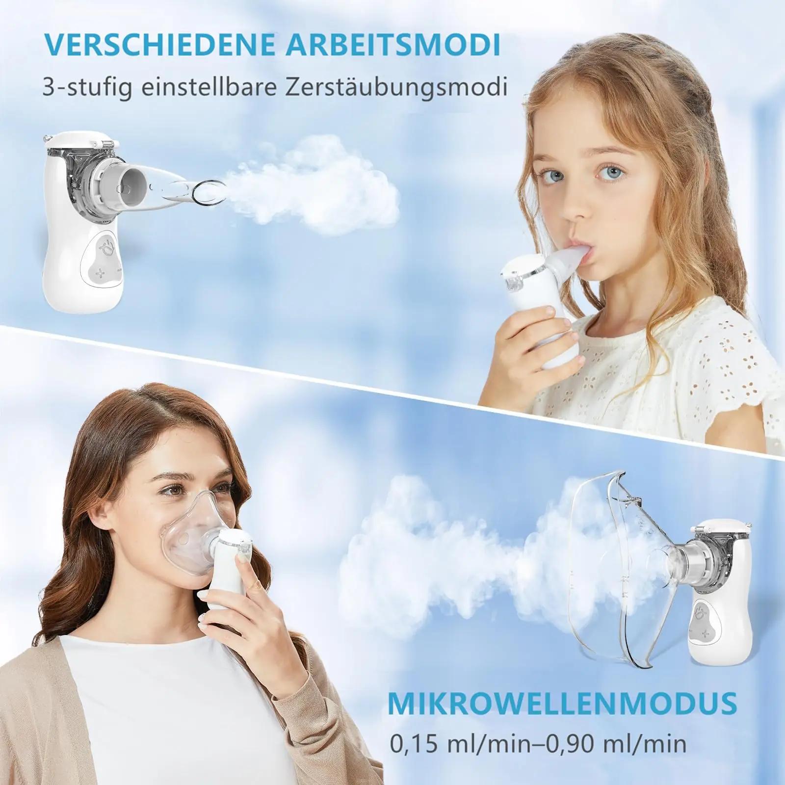 FEELLIFE vaikne lastele mõeldud nebulisaator — kompaktne inhaler – lisavaade
