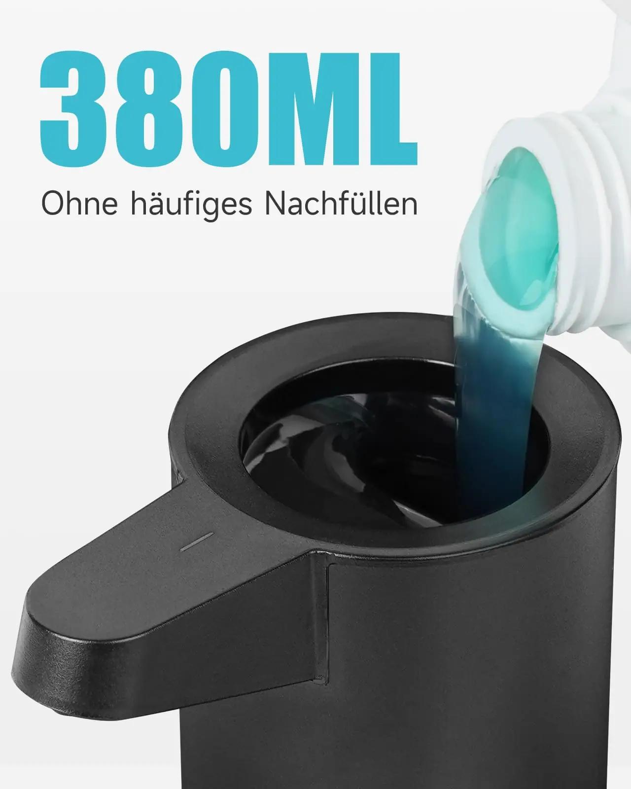AIKE roostevaba automaatne seebidosaator — USB-C laetav 380ml – pilt 6