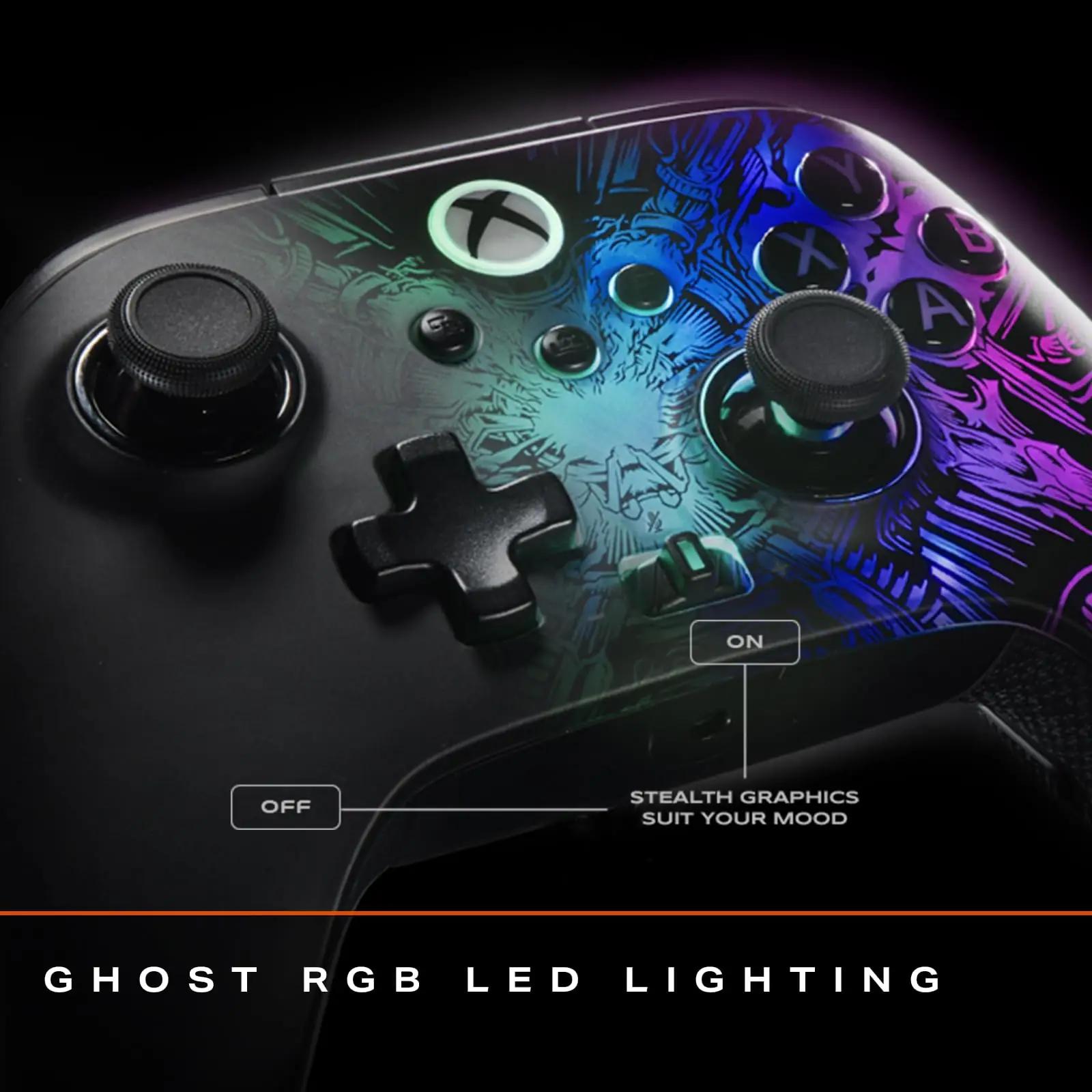 PowerA juhtmevaba FUSION Pro kontroller — RGB-efektid ja täpne – kasutusnäide
