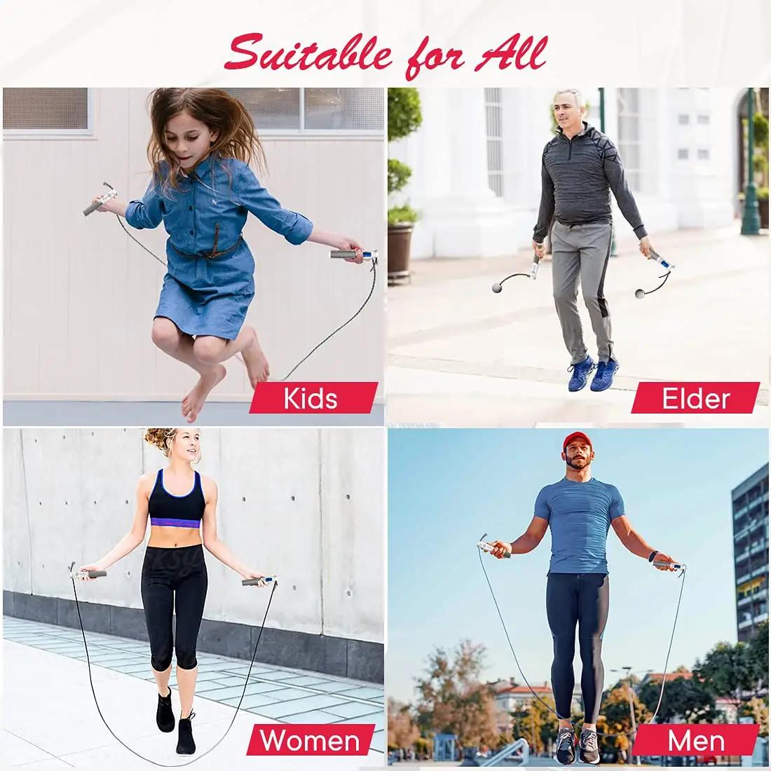 Te-Rich raske PVC hüppenöör tugevaks cardio-treeninguks – lisavaade