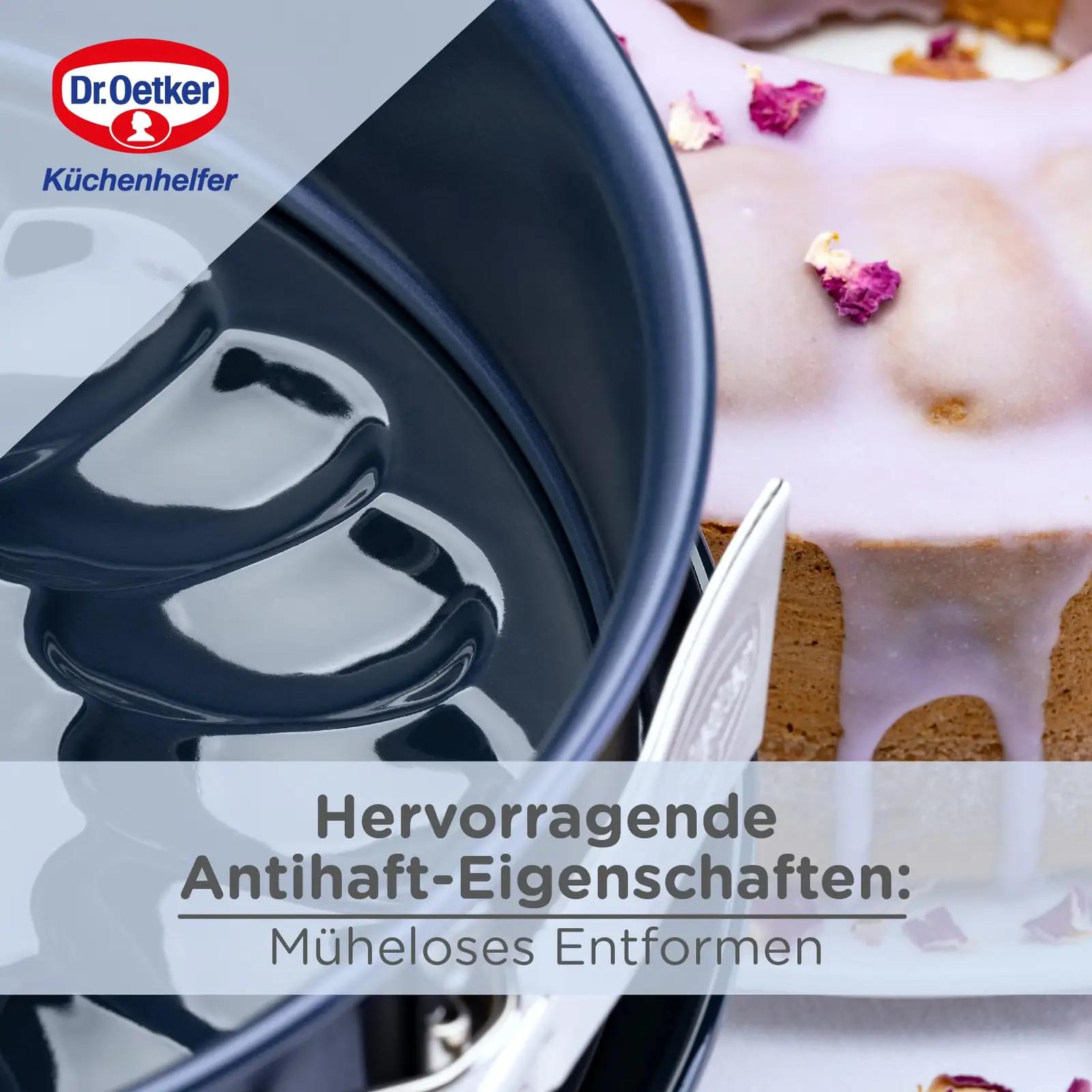 Dr. Oetker emaille-springvorm Ø26 cm – vastupidav ja dekoratiivne – pilt 6