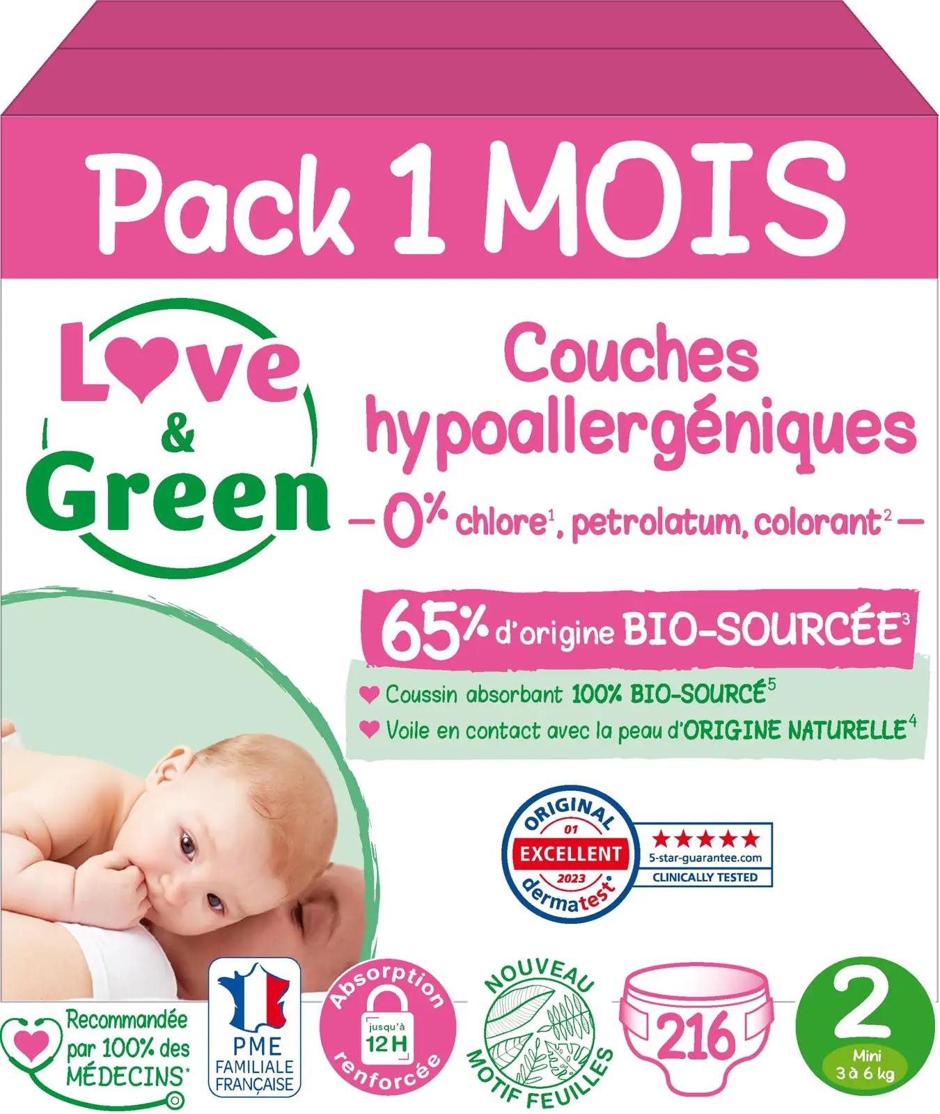 Love & Green CO1037 beebimähkmed – toote esivaade