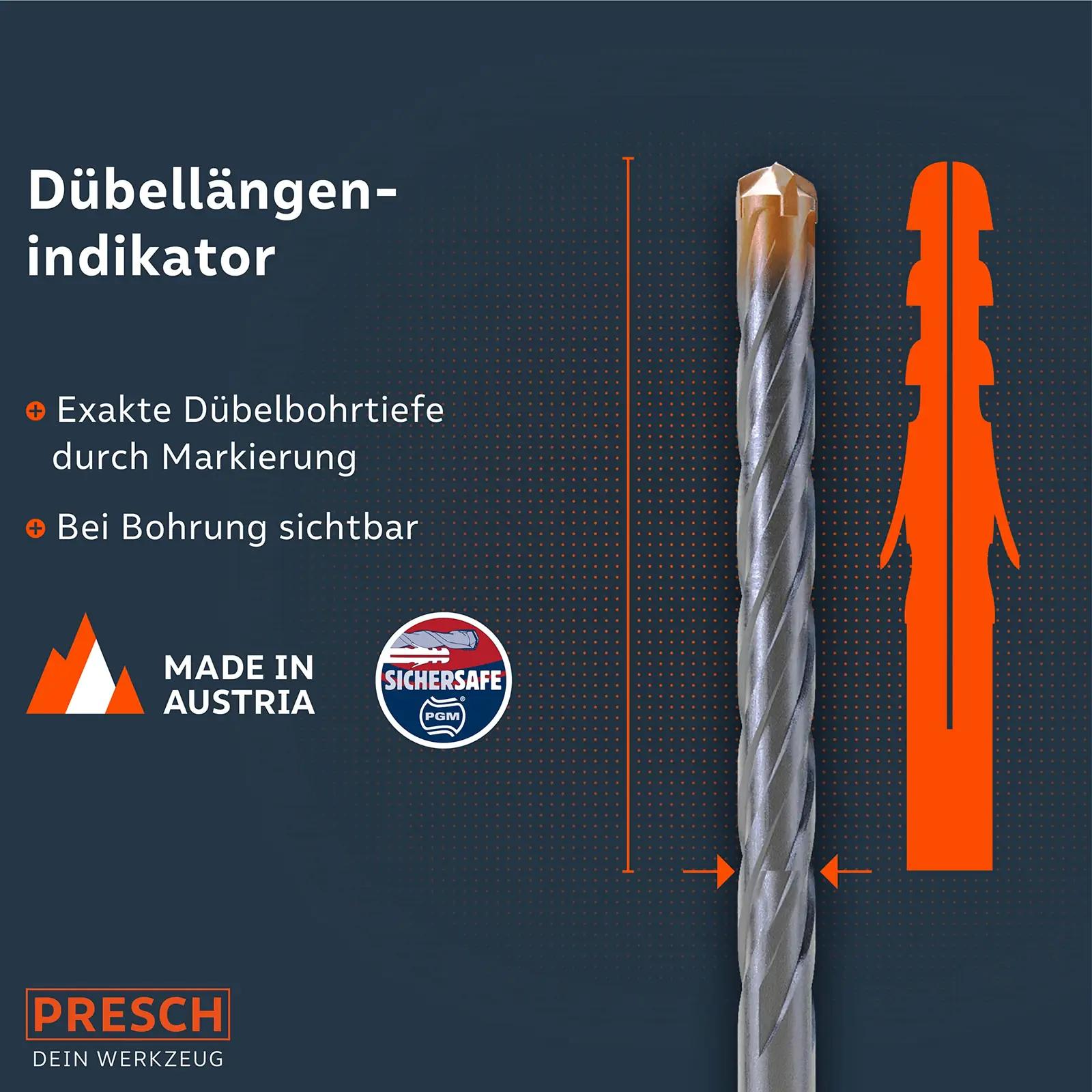 PRESCH vastupidav trellipuuride komplekt – karbiid, 5–10 mm – pilt 6