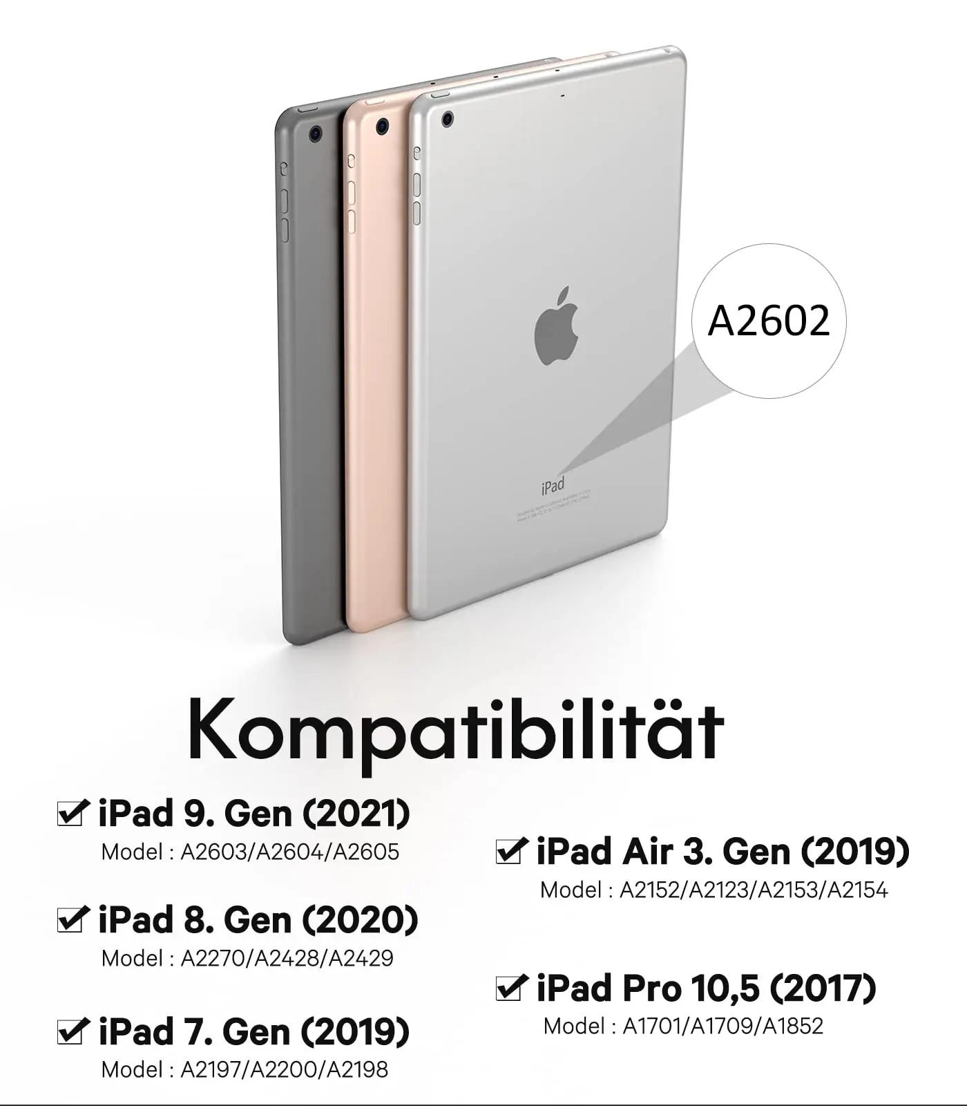 CHESONA kaitsekest klaviatuuriga iPad 10.2 — vastupidav ABS – pilt 8