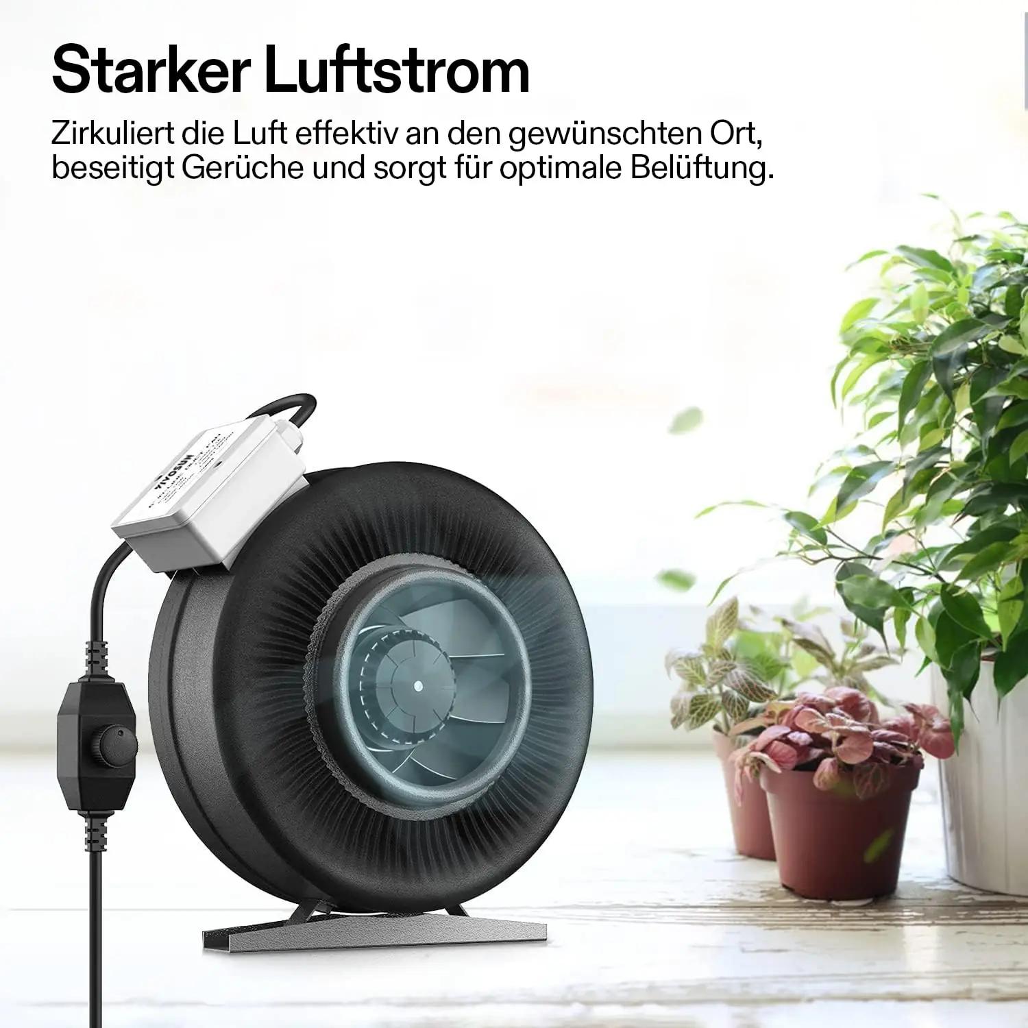 VIVOSUN võimas 100 mm ventilatsioon – vaikne õhuringlus Z4 – pilt 6