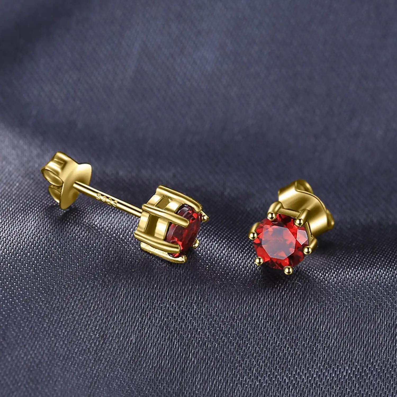 JewelryPalace sterlinghõbedast granaatripatsiga kõrvarõngad – lisavaade