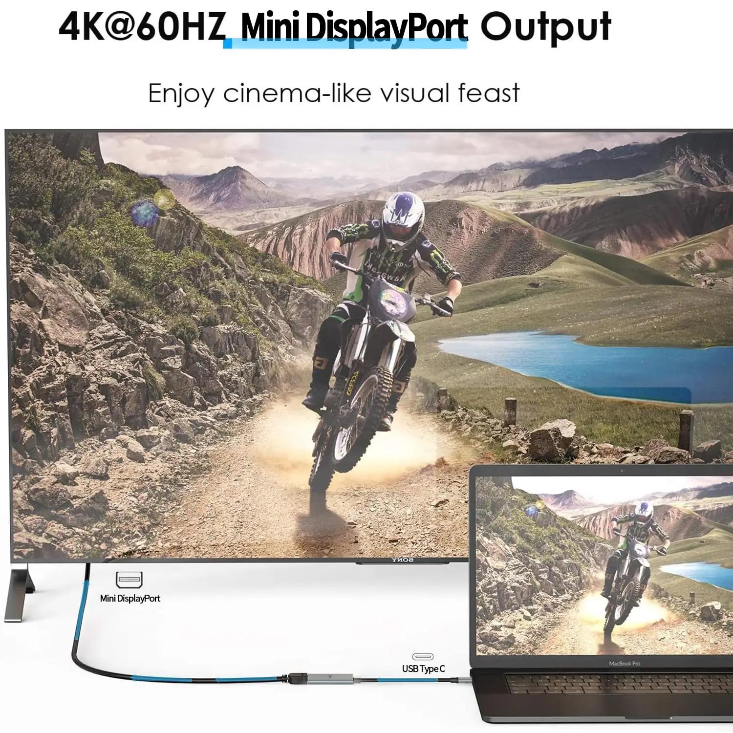 YMY must USB-C kuni Mini DisplayPort adapter 4K@60Hz – pilt 6
