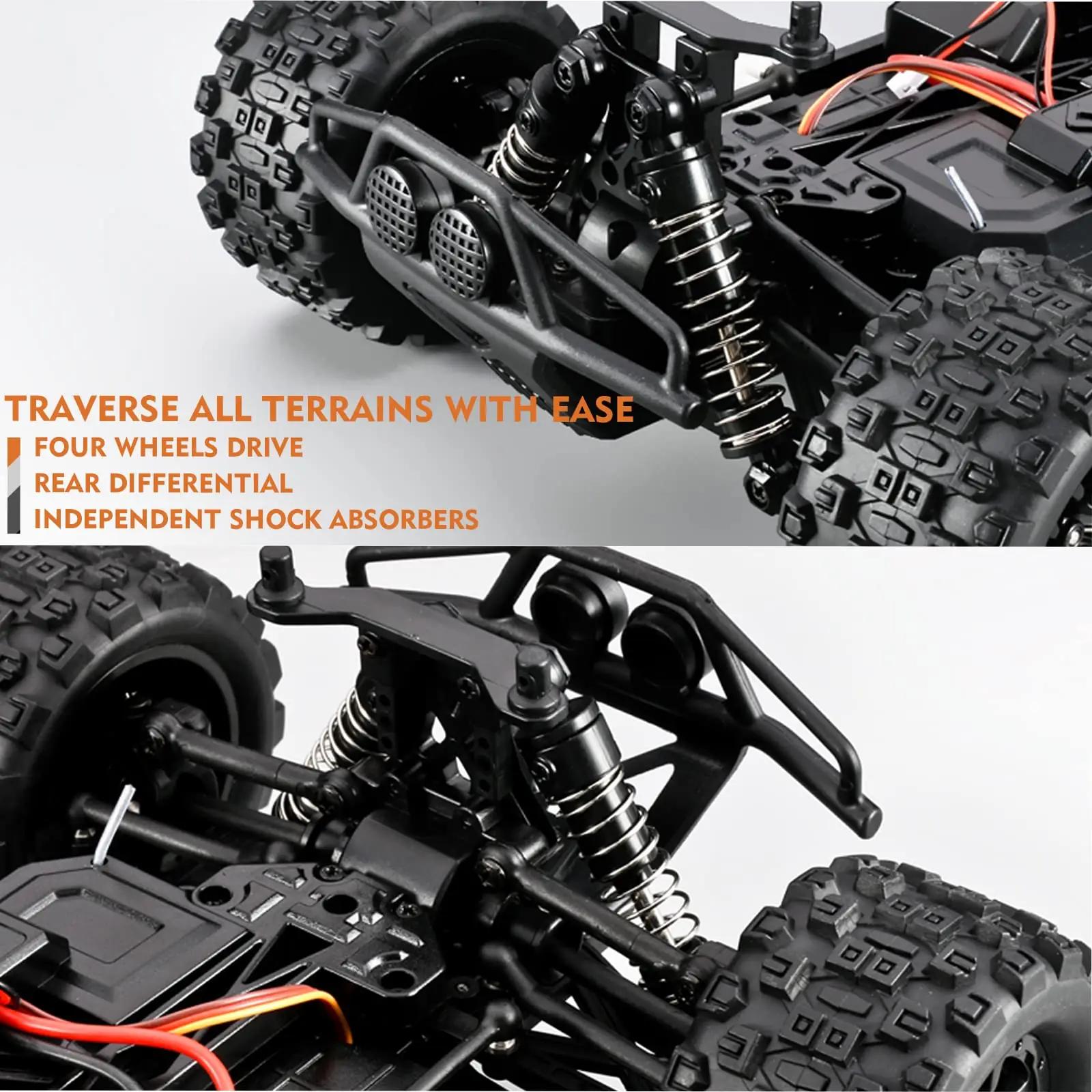 dexinco rohelise kestaga 4WD RC auto — vastupidav maastikuks – lisavaade