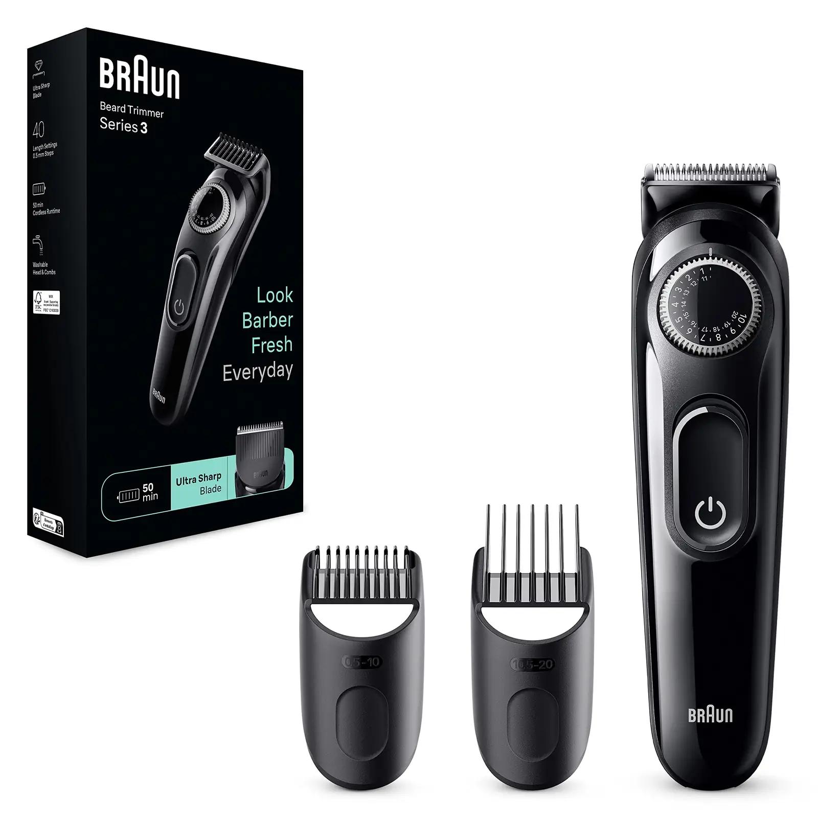 Braun habemetrimmer Series 3 — vastupidav trimmimiskomplekt – pilt 6