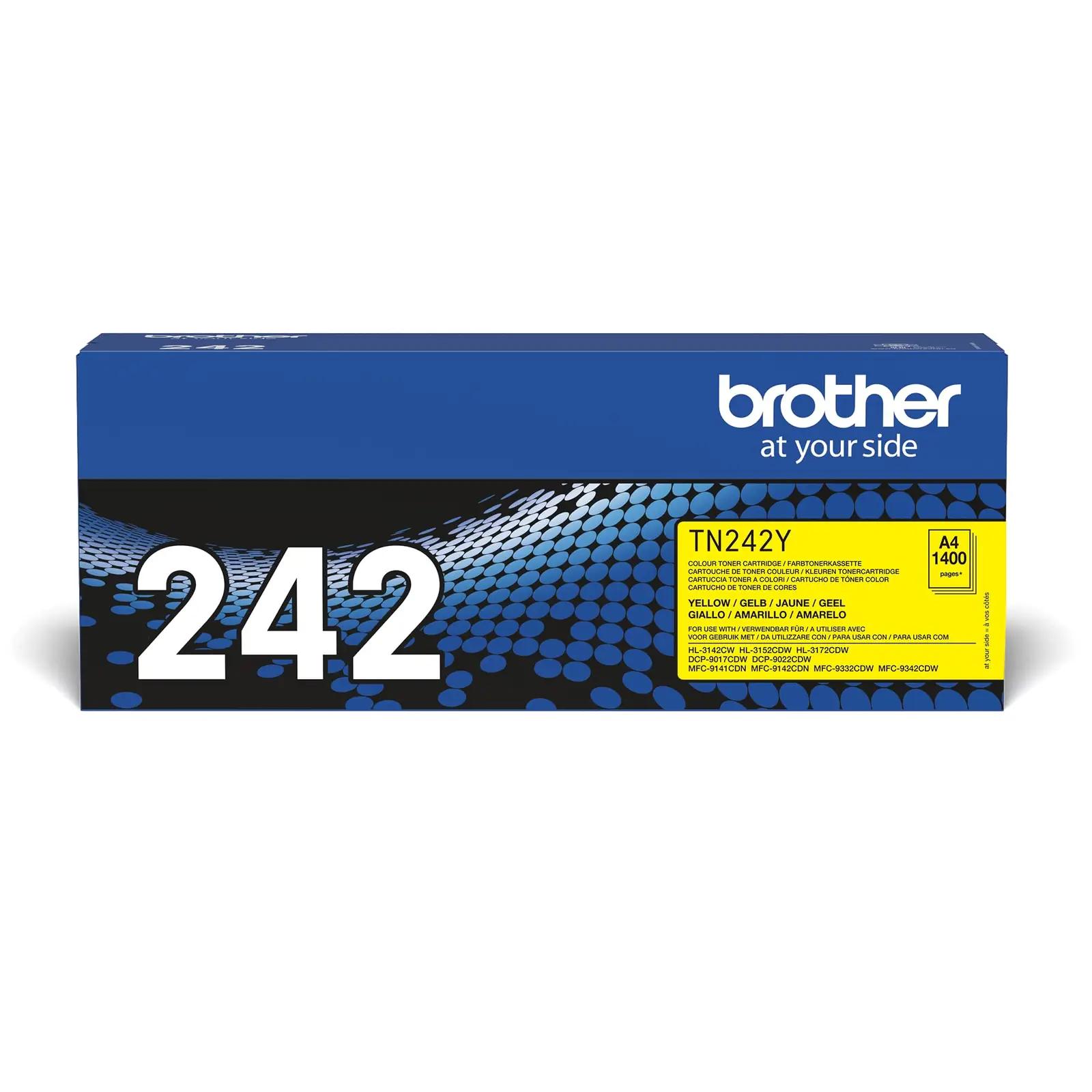 Brother kollane originaal-toner TN242Y — suure jõudlusega
