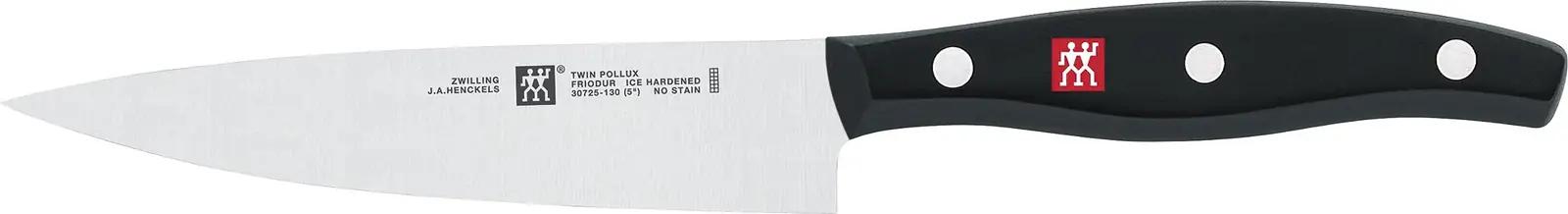 ZWILLING kvaliteetne kööknuga 13 cm — vastupidav must käepide