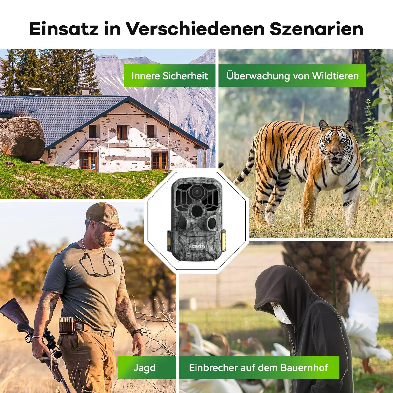 DEATTI vastupidav metsakaamera 4K 48MP koos WIFI-ga – pilt 9