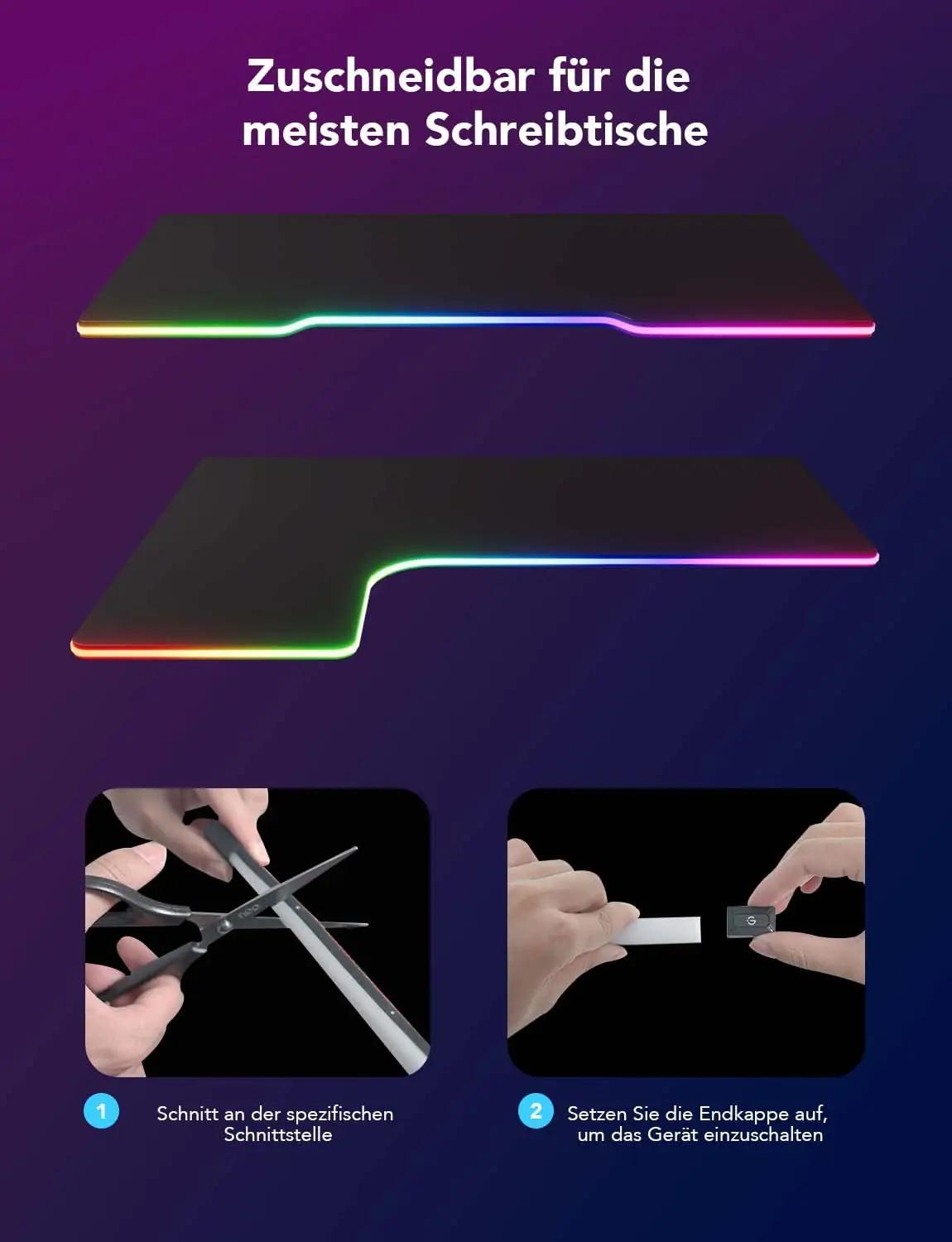 Govee mängu-neon LED-riba 3m — painduv RGBIC dekor – kasutusnäide