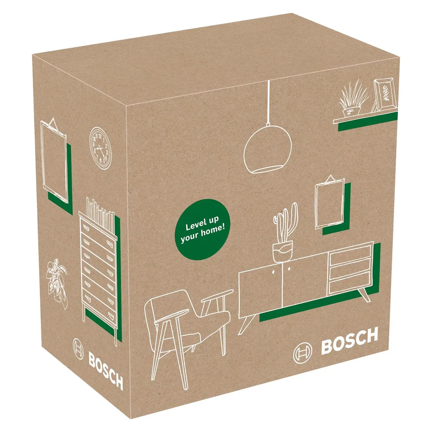 Bosch roheline ristlaser Quigo koos universaalklemmiga — täpne – detailne vaade