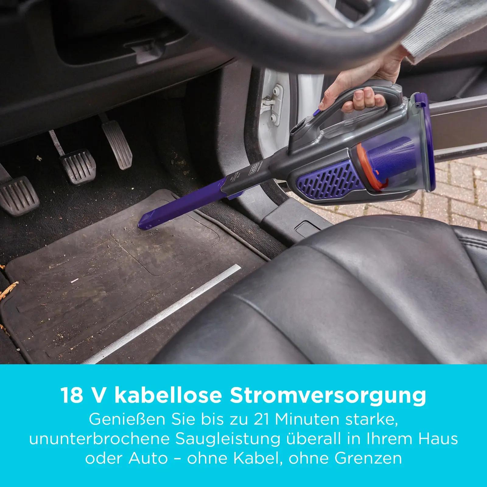 BLACK+DECKER kompaktne lemmikloomade tolmuimeja – pakend ja tarvikud