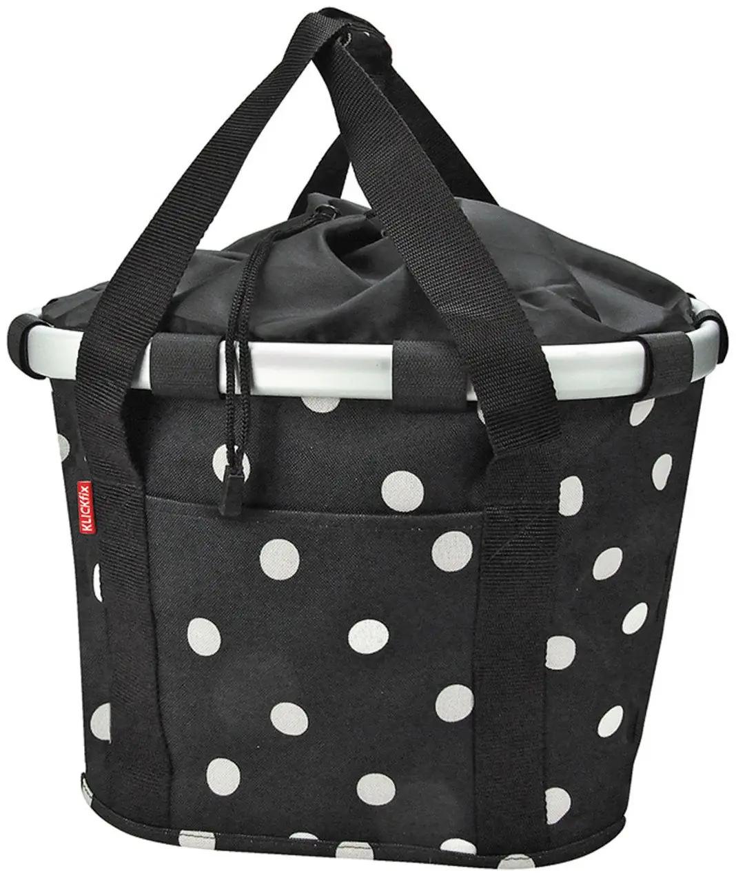 KlickFix vastupidav jalgrattakorv Black Dots