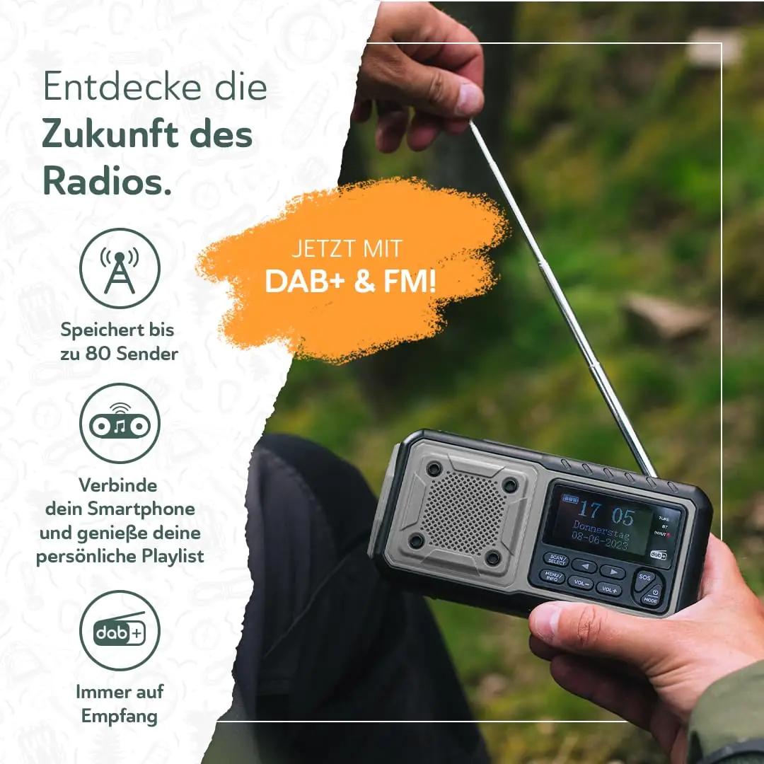 Acta Berg vastupidav hädaabi-pöörleteradio 5000 mAh aku – detailne vaade