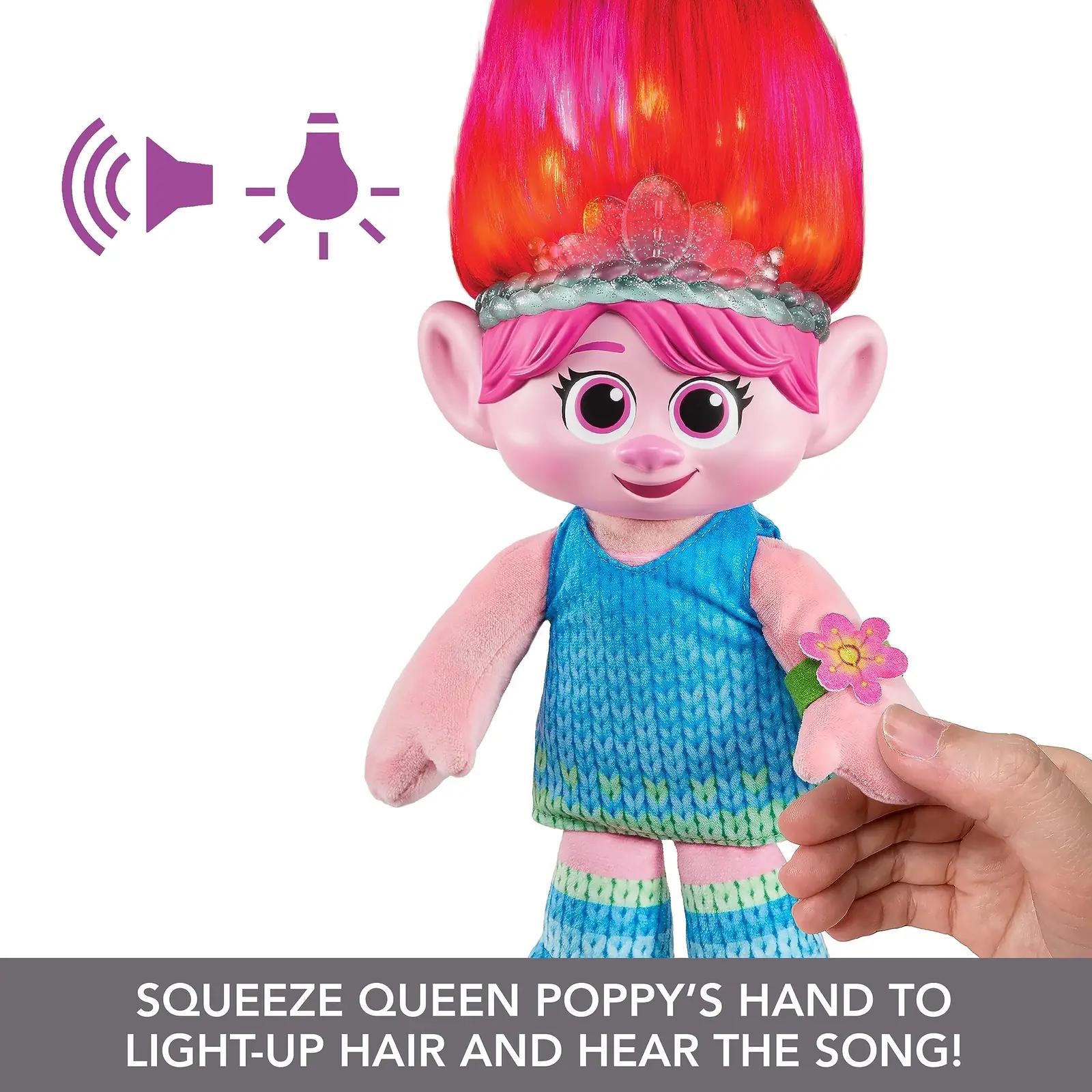 Mattel pehme Poppy nukk — kink laste mänguks ja kogumiseks – pakend ja tarvikud