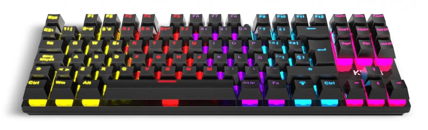 KROM mehaaniline TKL mänguklaviatuur — kompaktne RGB hea valik