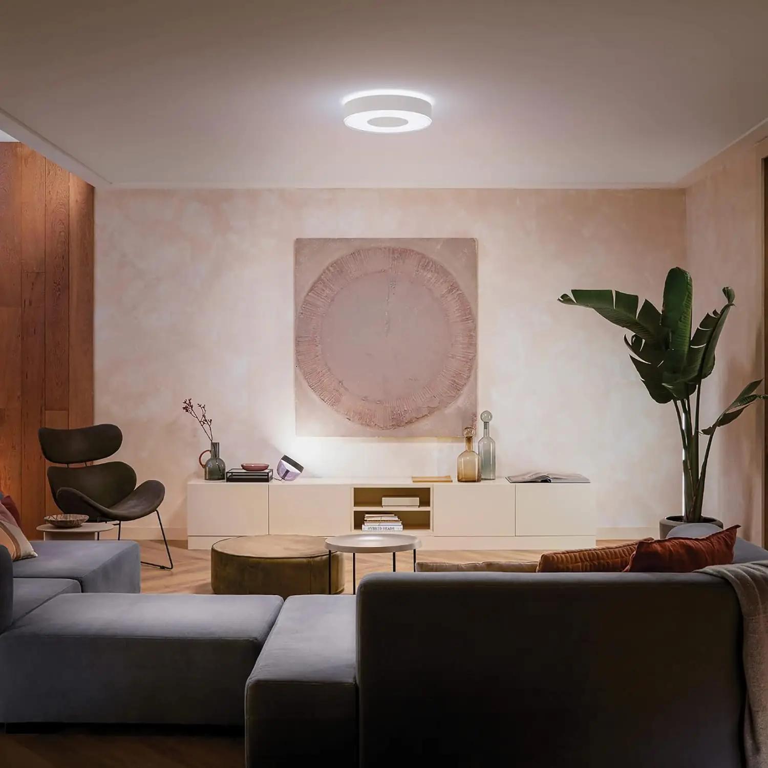 Philips Hue valgusplaat M — nutikas metallikujundus koduvalguseks – kasutusnäide