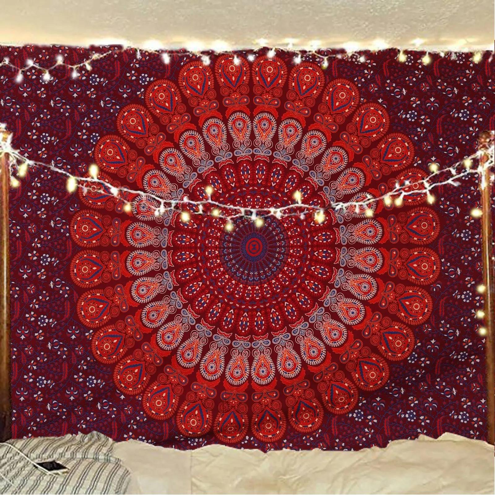 Bless International puuvillane Mandala-seinavaip – boho dekor – lisavaade