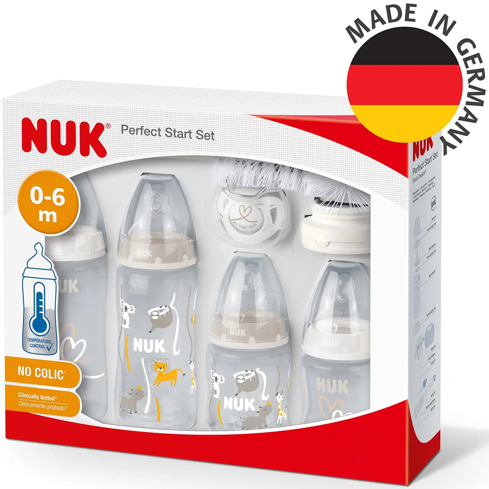 NUK beebipudelite komplekt Safari — silikonist alguskingitus – pilt 6