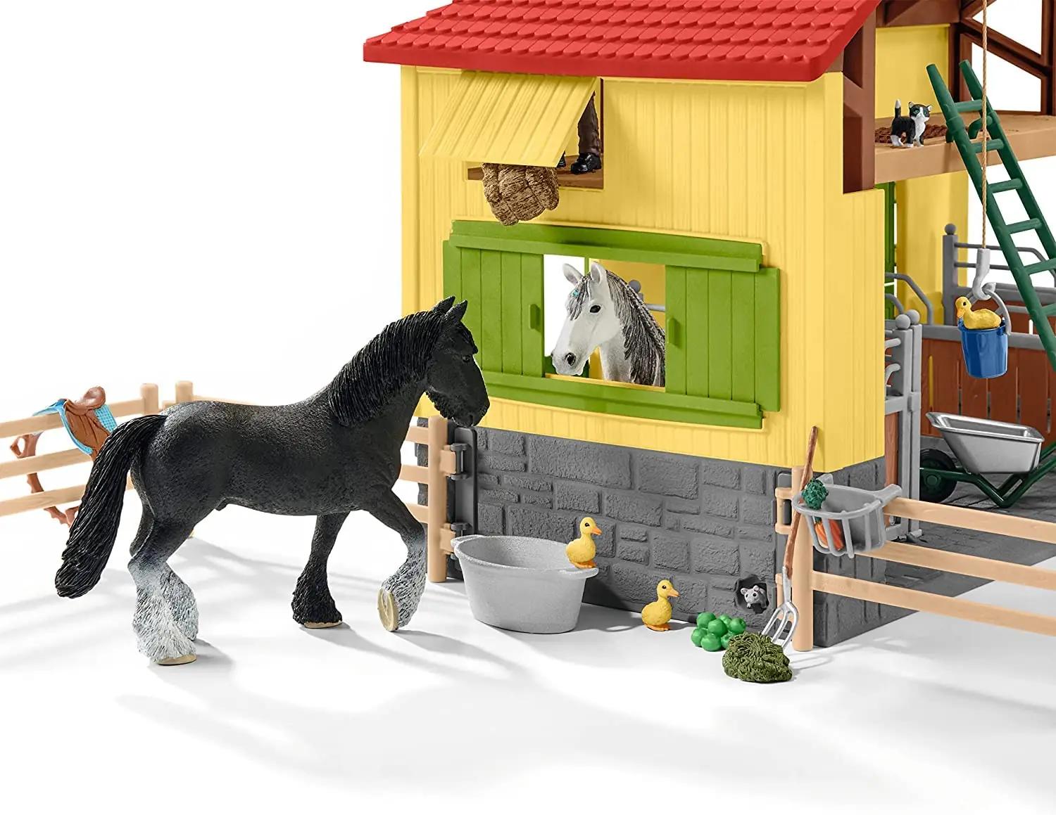 SCHLEICH mängukomplekt – realistlik hobusetall lastele – pilt 8