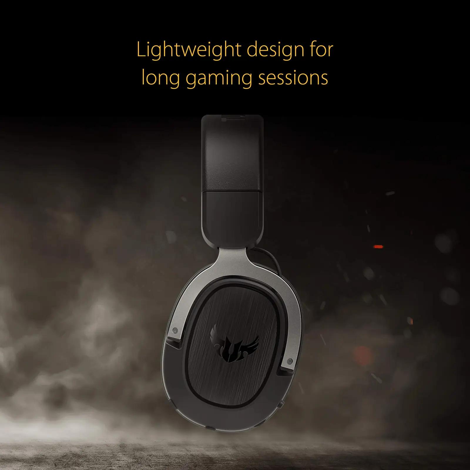 ASUS TUF Gaming teraseline mängukõrvaklappide komplekt – pakend ja tarvikud