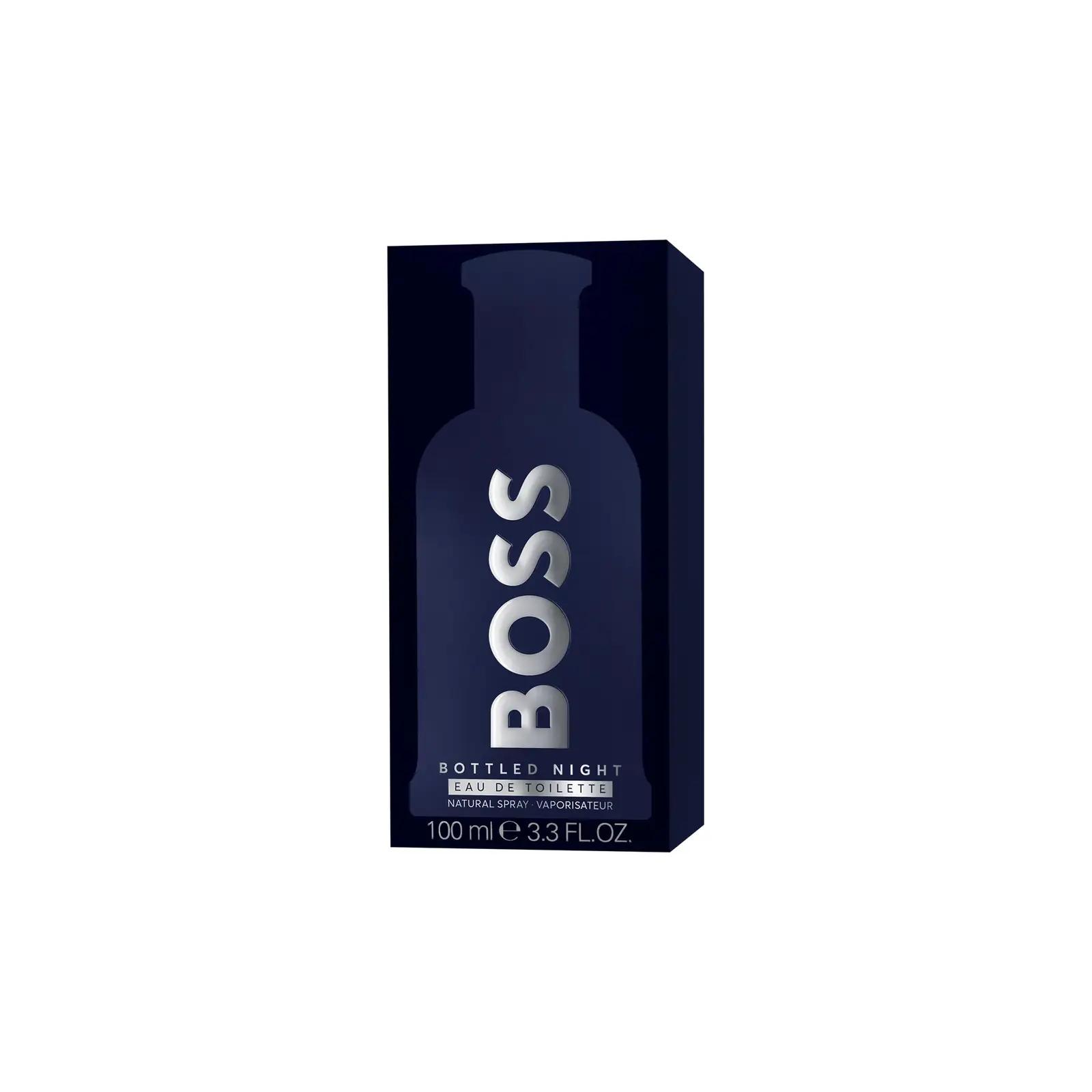 HUGO BOSS menukas Boss Bottled Night 100 ml lõhnakompott – pakend ja tarvikud