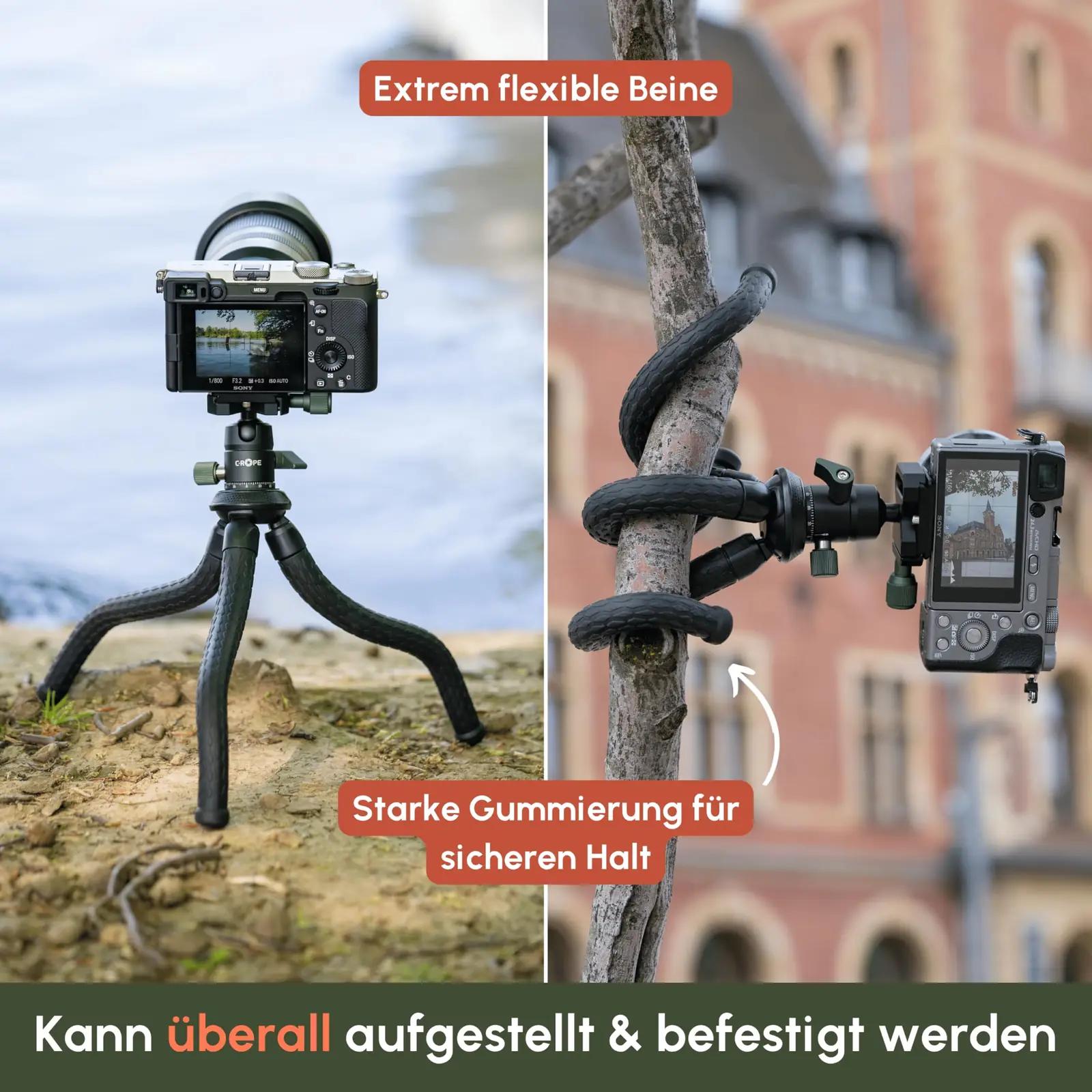 C-Rope CRP-CPD-BLK kolmjalg-statiivid – detailne lähivaade