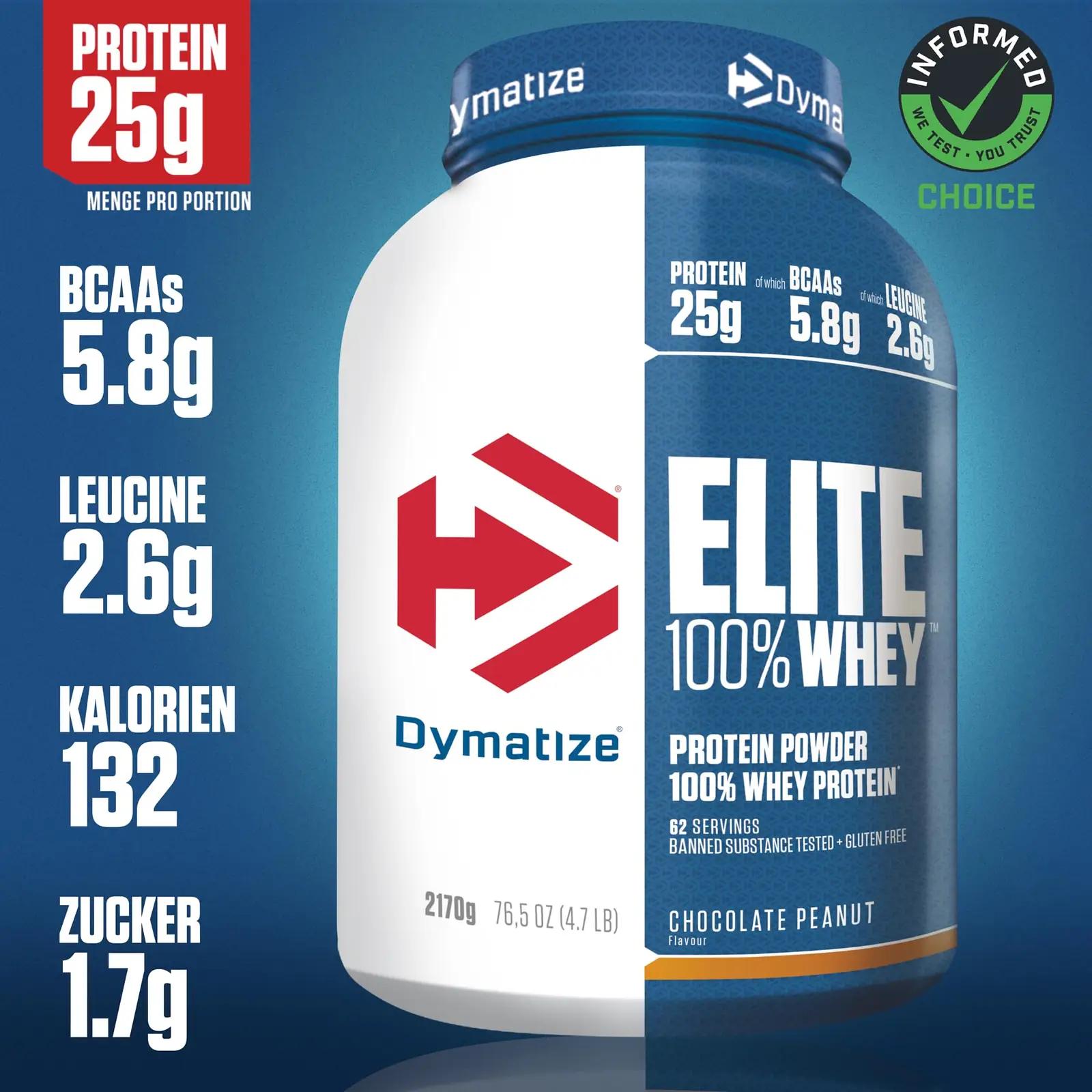 Dymatize kõrgevalgu šokolaadi-maapähkel 2170g – madal suhkur – detailne vaade