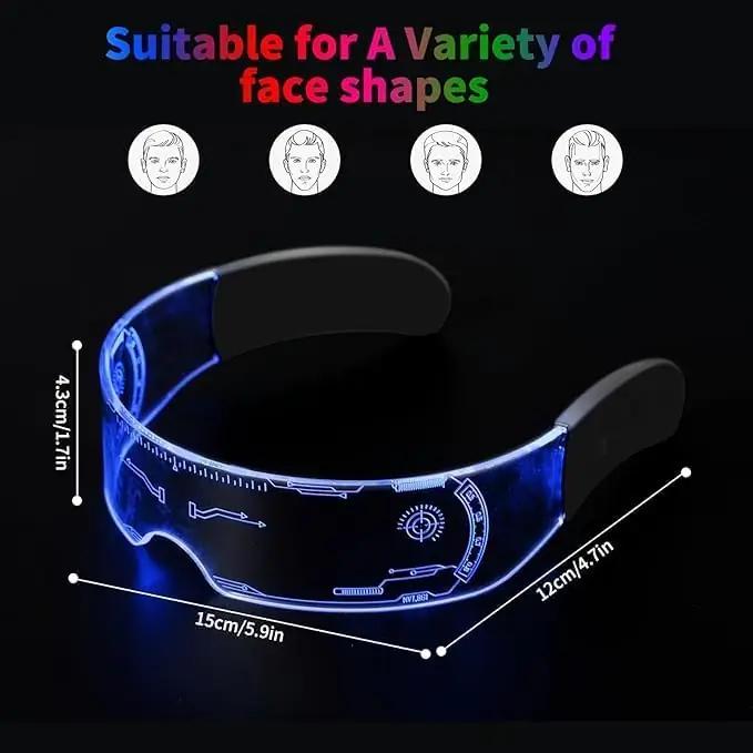 Yomaido LED-silmaluup: fluoresseeriv pidu- ja cosplay-aksessuaar – pilt 6
