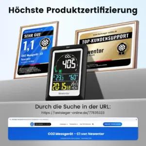 Newentor C1 co2-andurid – detailne lähivaade