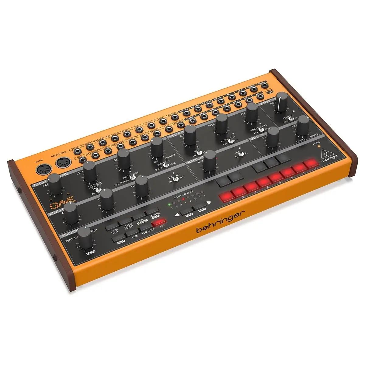 Behringer analoog-sünt CRAVE — kompaktne lavaline heliinstrument – pakend ja tarvikud