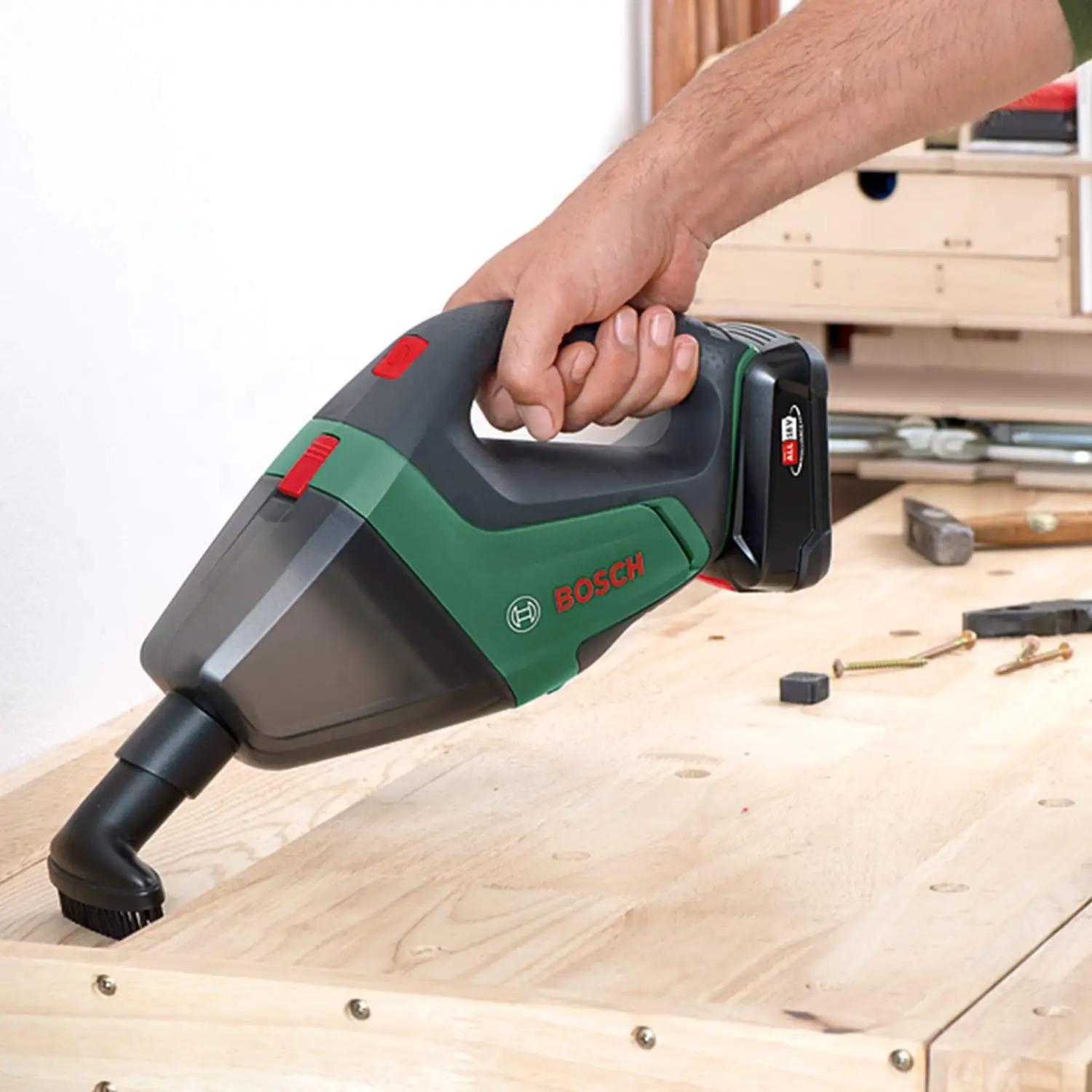 Bosch kerge akupuuduv tolmuimeja — UniversalVac 18, roheline – pilt 7
