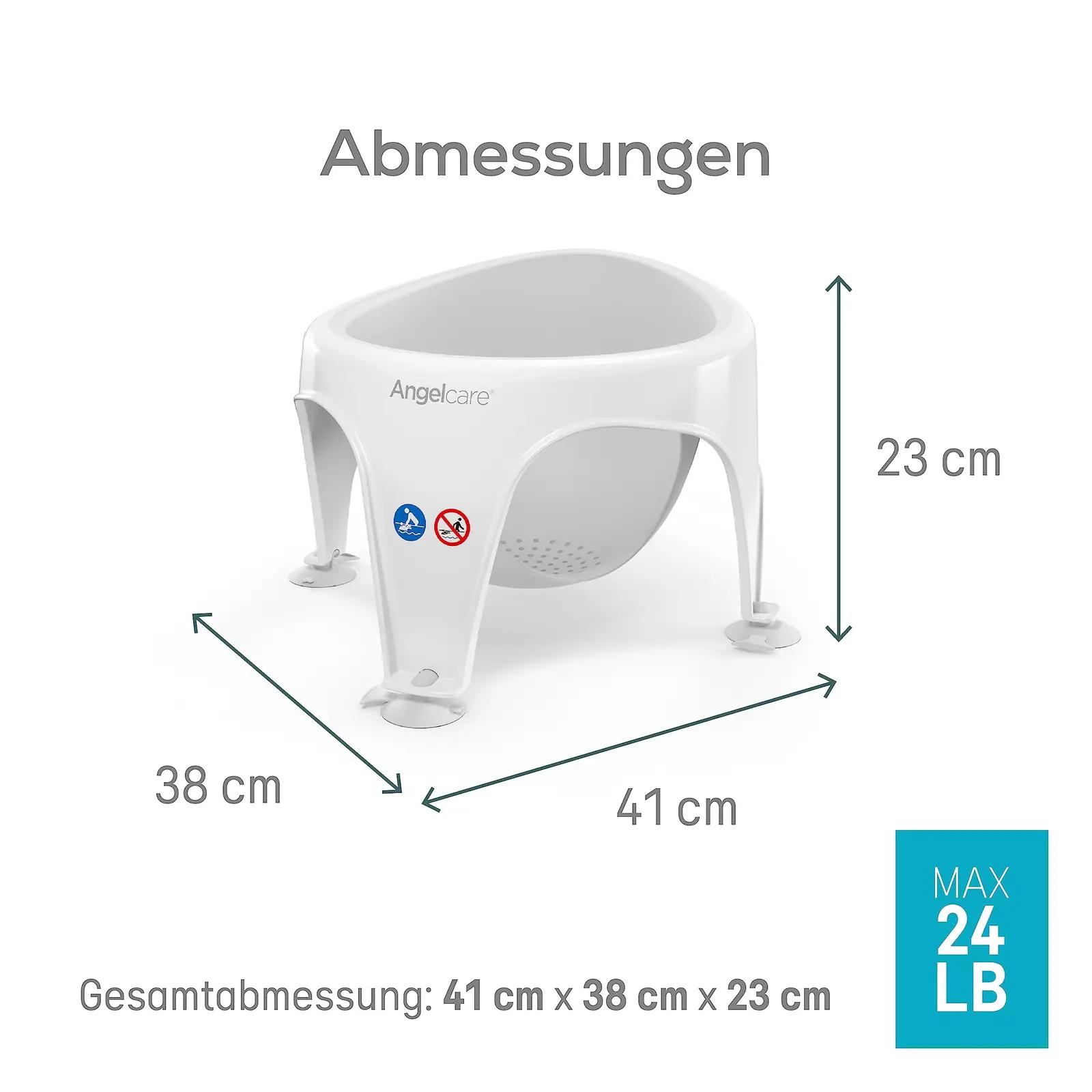 Angelcare ergonoomiline vanniring — pehme iste beebile – pakend ja tarvikud