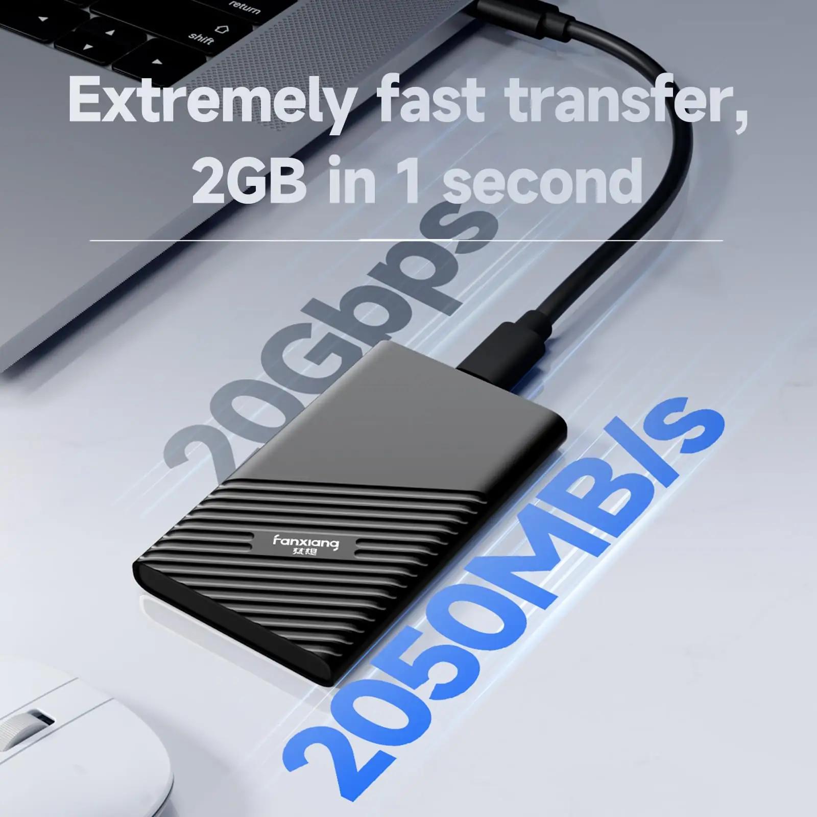 fanxiang PS2000W-1To ssd – detailne lähivaade