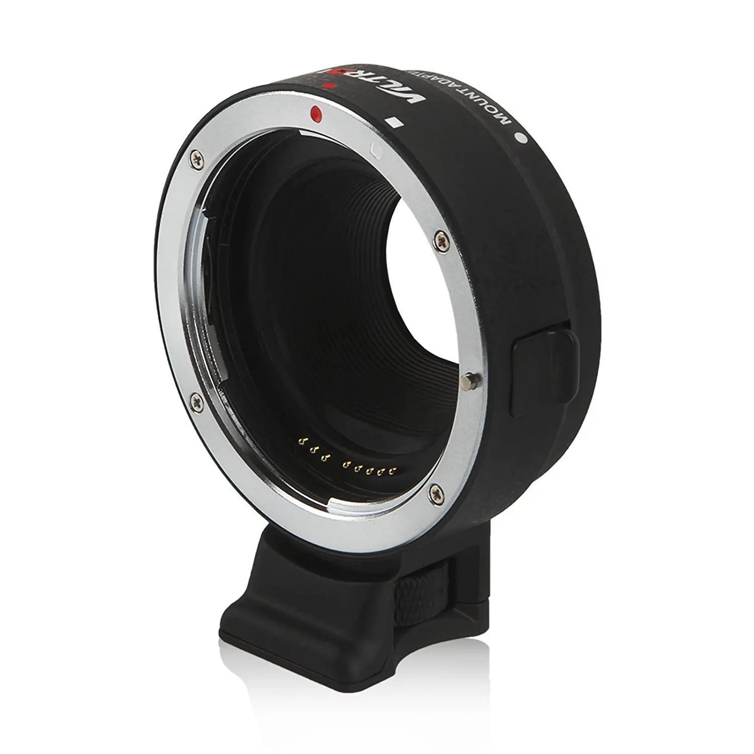 VILTROX adapter EF-EOS M — metallist üleminek Canonile