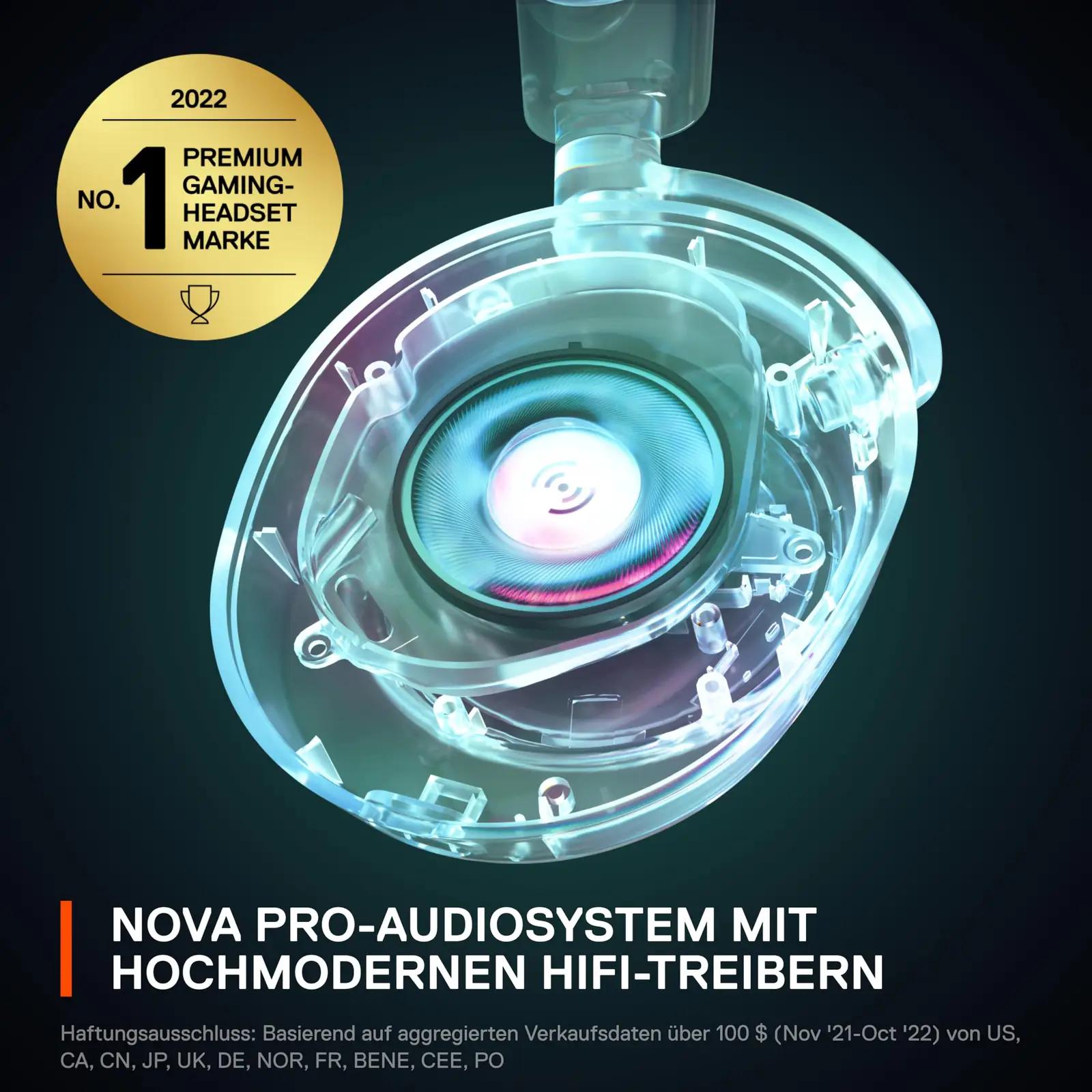 SteelSeries mängukõrvaklapid Arctis Nova Pro Xbox — Hi-Res heli – kasutusnäide