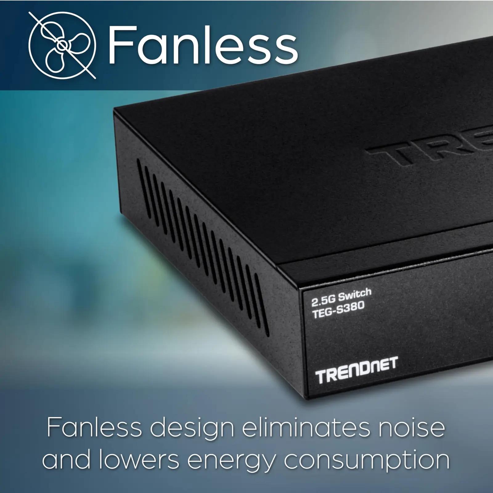 TRENDnet kiire 2,5 Gb 8-pordiline switch kodu- ja mänguruumile – pilt 6