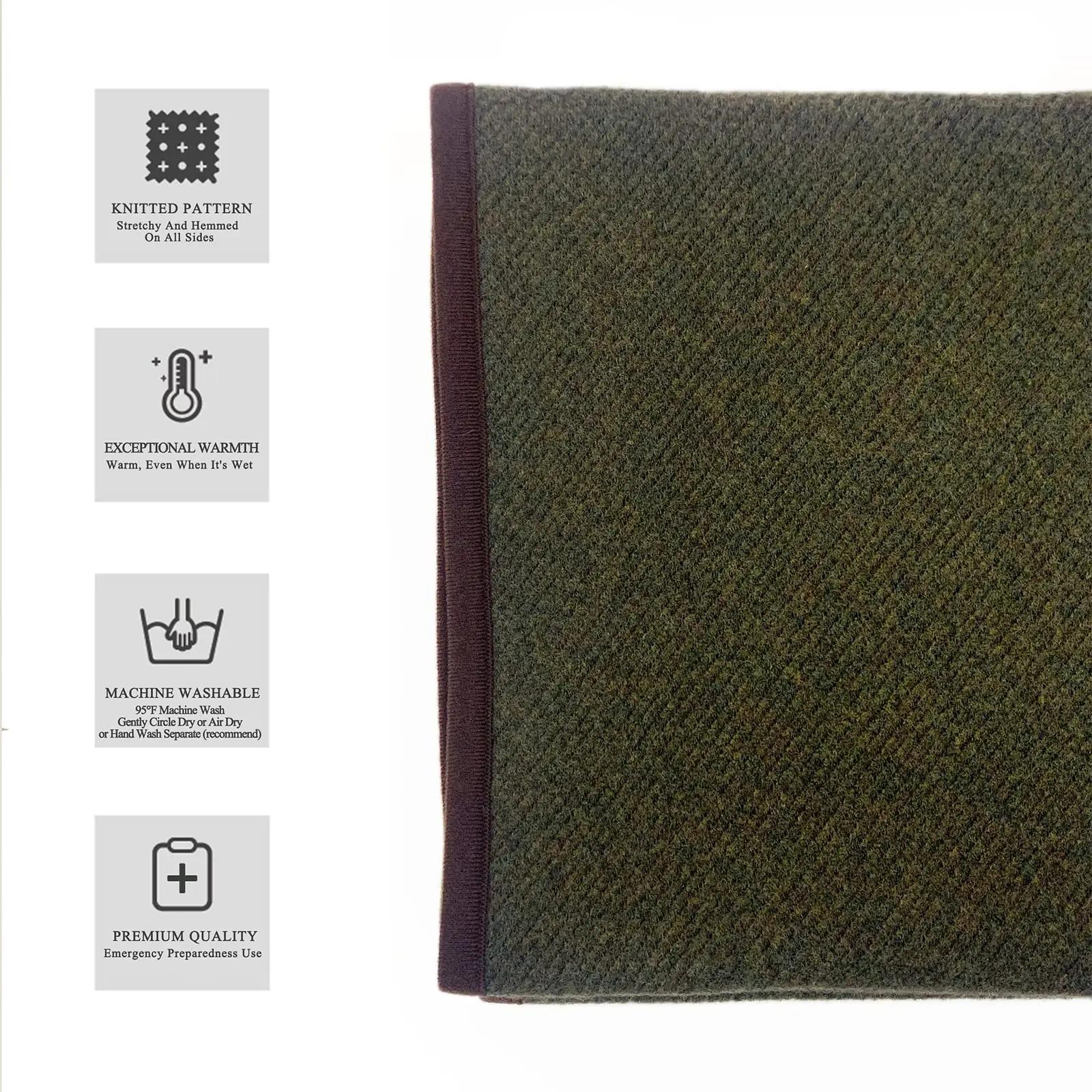 ACUSHLA meriinovillane pleed 160×200 cm – soe matkaks – pilt 9