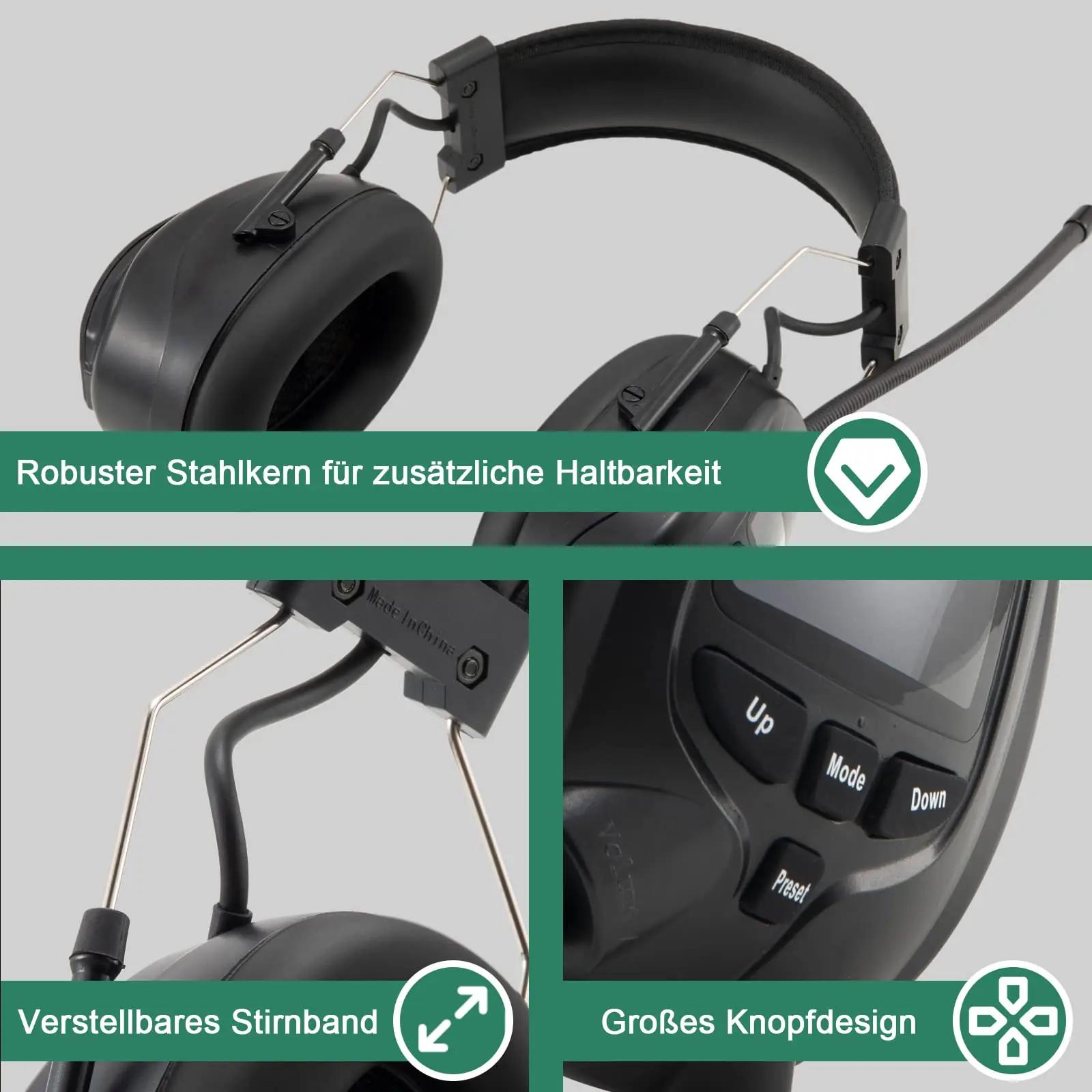 PROTEAR kaitsekuular Bluetoothiga ja DAB/DAB+ raadios – lisavaade