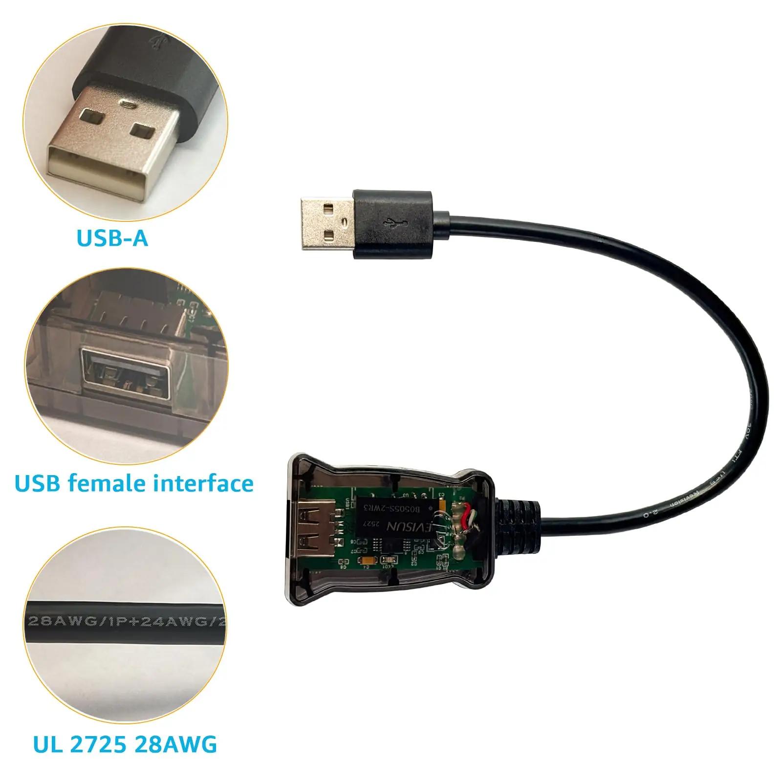 DSD TECH vastupidav USB-isolaator — turvaline andmeteed – kasutusnäide