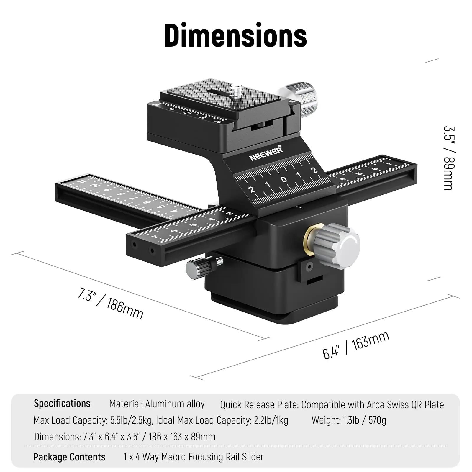 NEEWER makro fookuslatt – täpne liikumine makrofotoks GM-MP1 – pilt 9