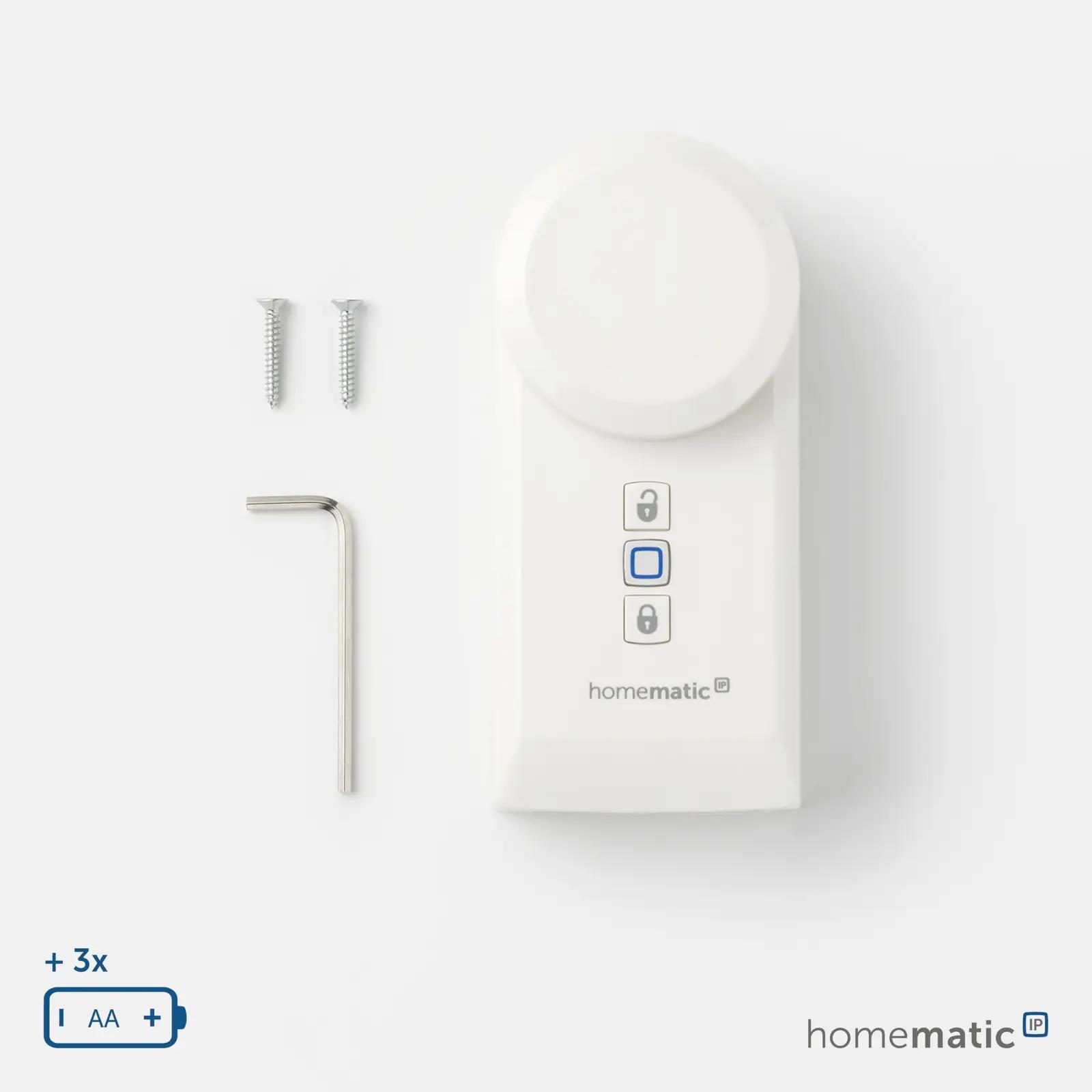 Homematic IP valge metallist ukselukumootor — lihtne paigaldus – pilt 8