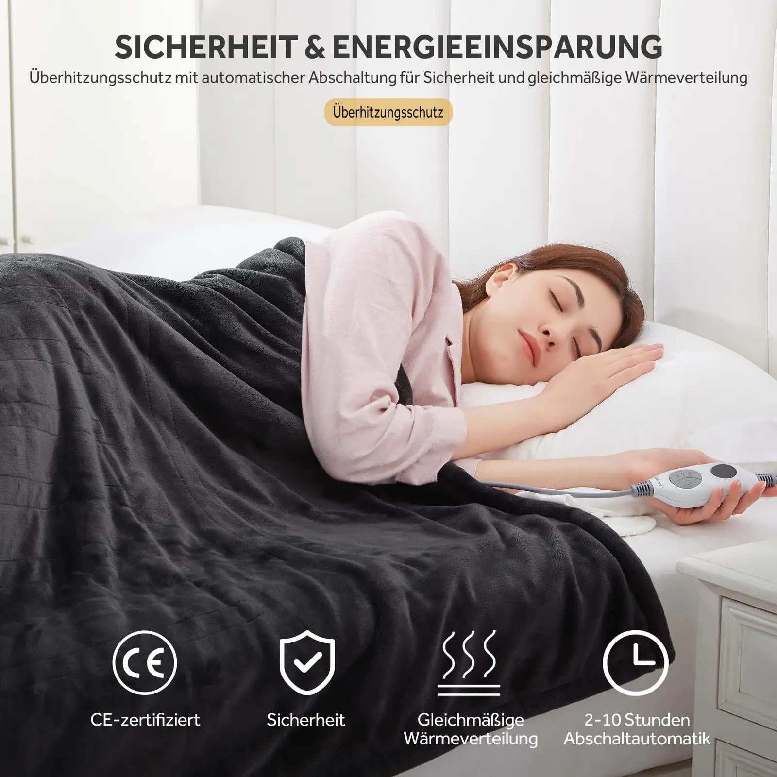 Warmrest pehme flanellist elektriline tekk — mugav soojus – pakend ja tarvikud
