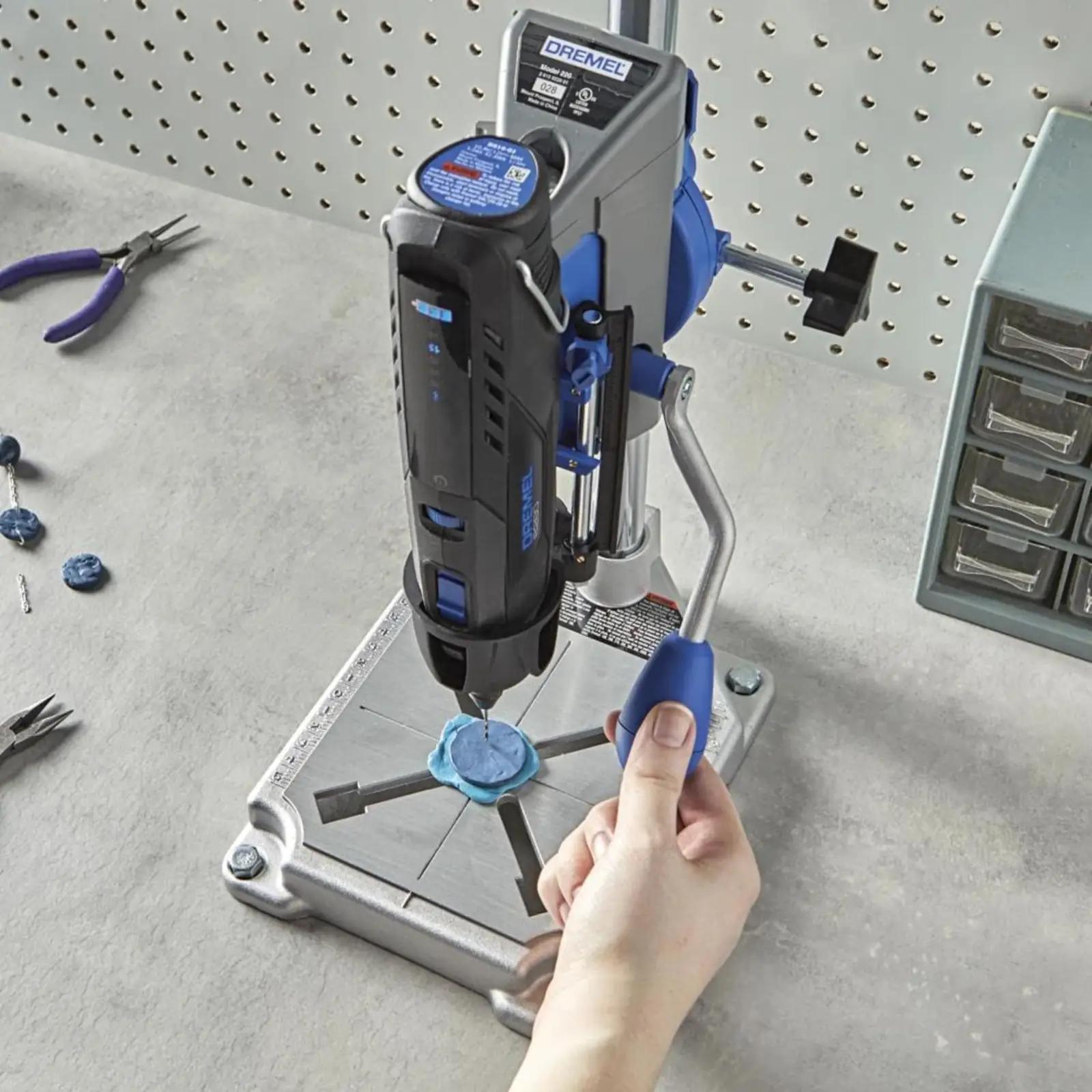 DREMEL metallist tööpink ja puurialus – täpne juhtimine – lisavaade