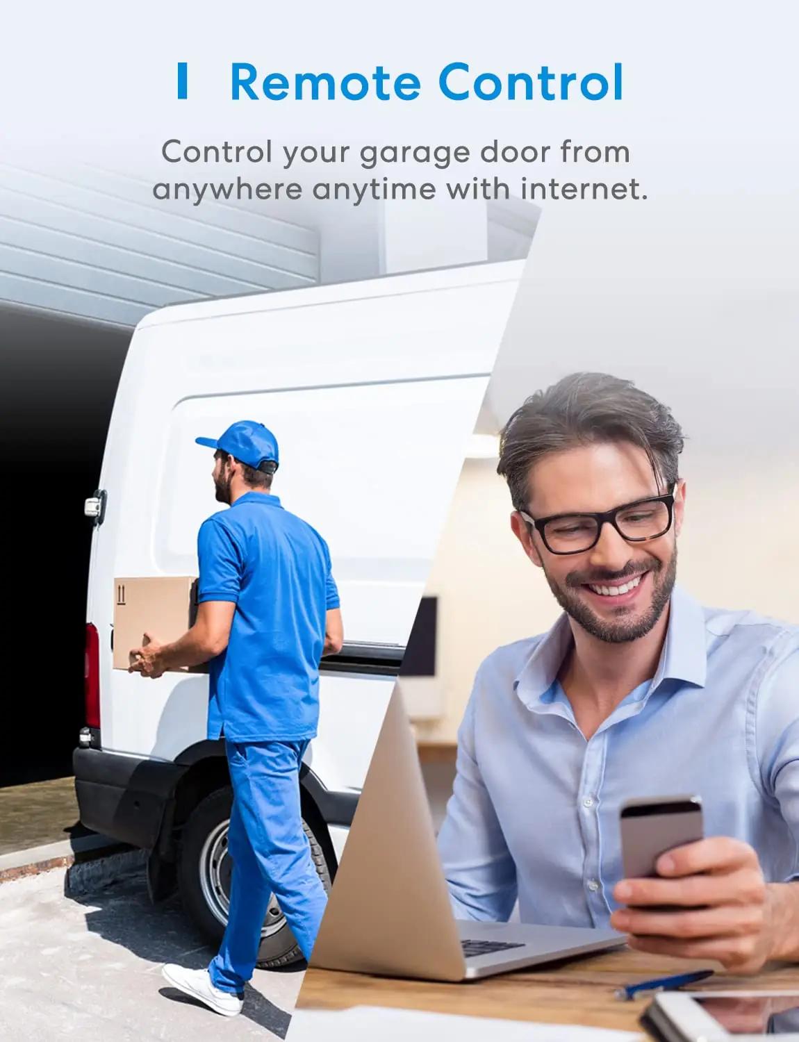 meross nutikas metallist garaažiukse avaja HomeKit-iga – pakend ja tarvikud