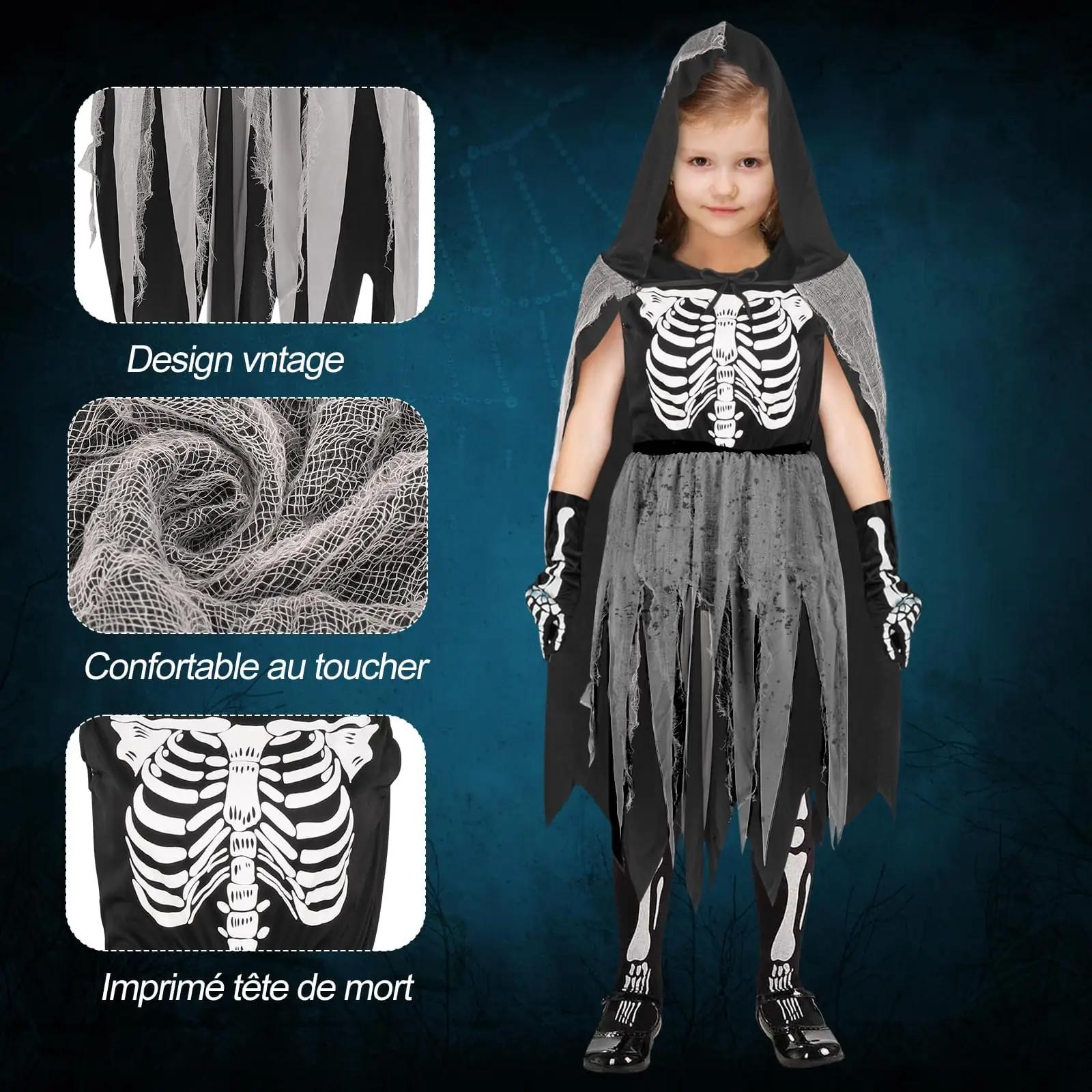 ATOWORLD lapse Halloween kostüüm — must Sensenmann kleit ja viiv – kasutusnäide