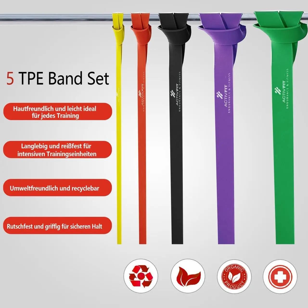 ActivFIT vastupidavast TEP-ist treeningkummide komplekt – lisavaade